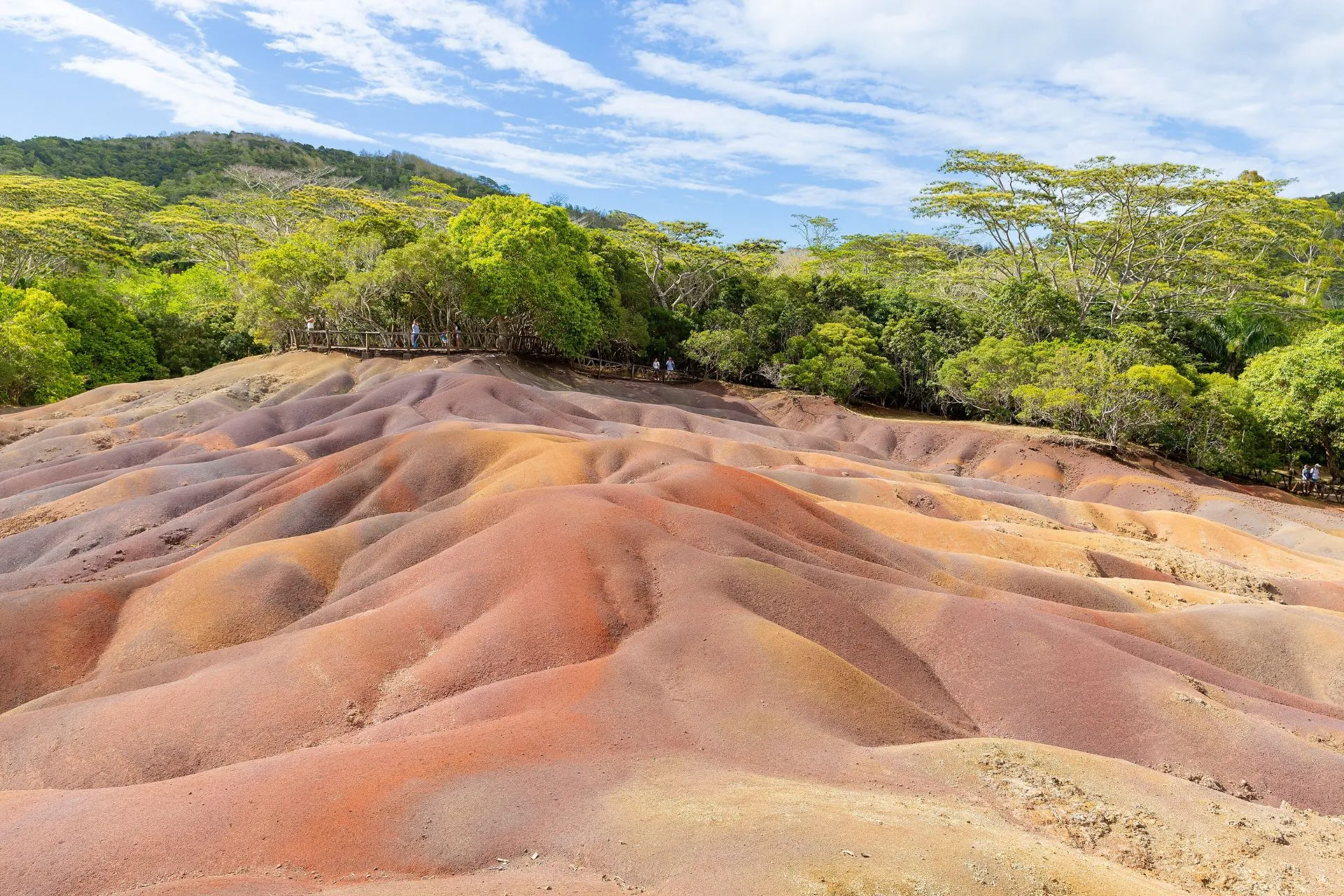 Seven Colored Earth Chamarel, Mauritius