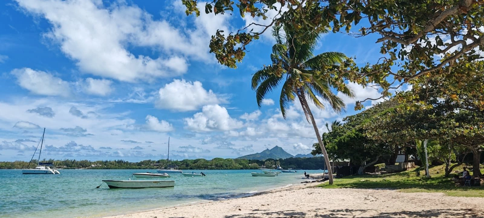Le Morne Brabant and turquoise lagoon, Mauritius
