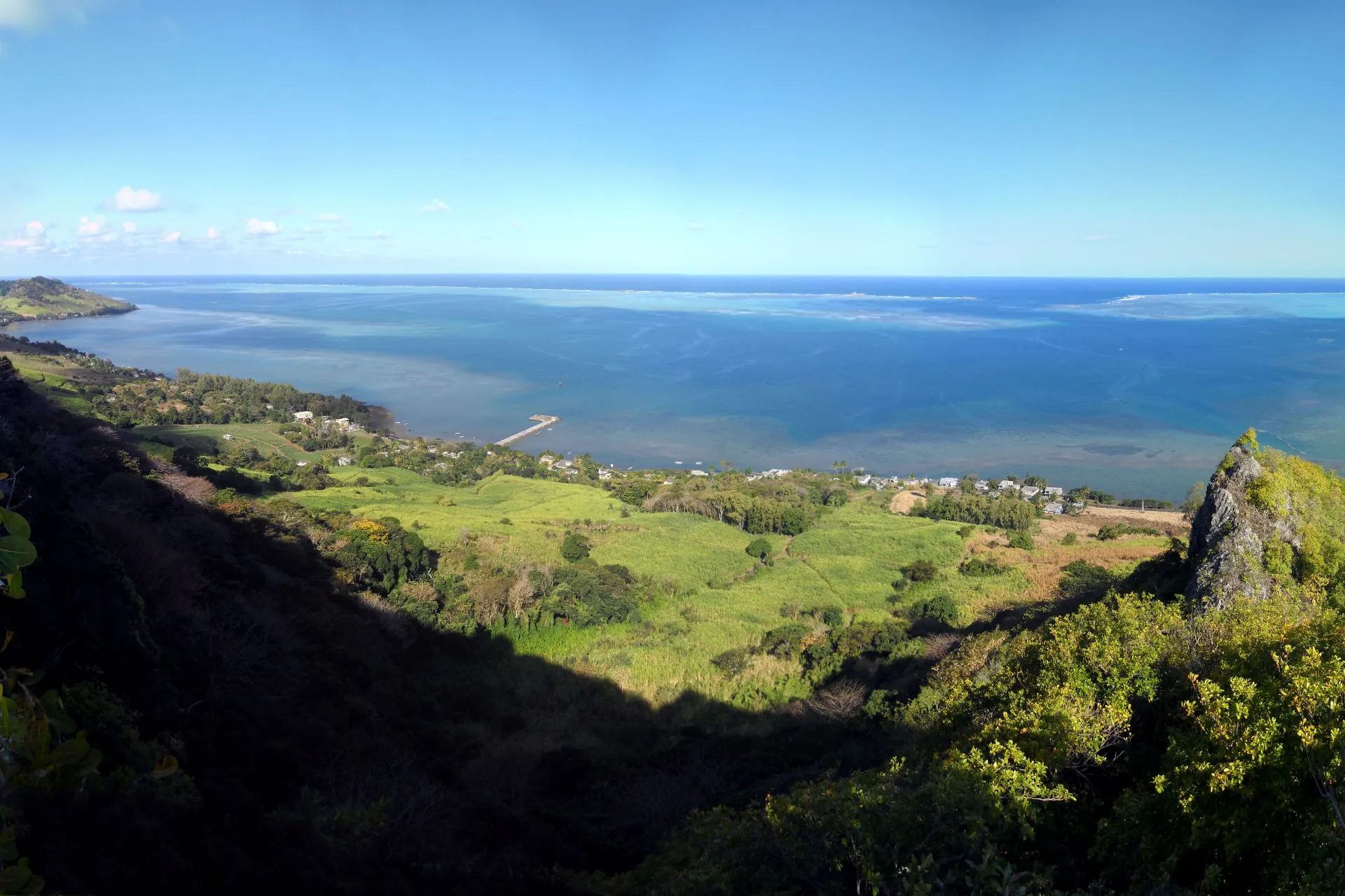 East View from Port Lion mountain, Mauritius