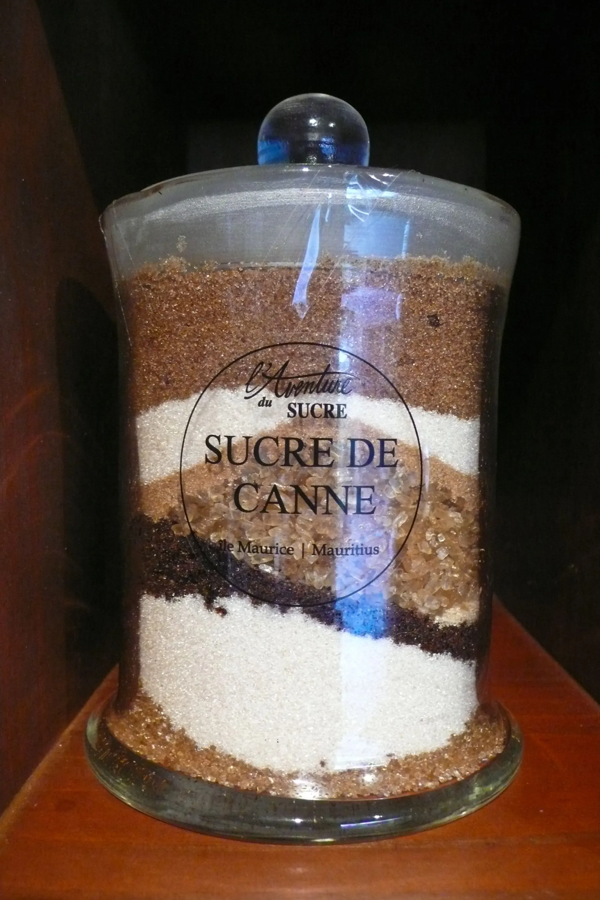 Pot of Sugar Cane at L'Aventure du Sucre museum, Pamplemousses District, Mauritius