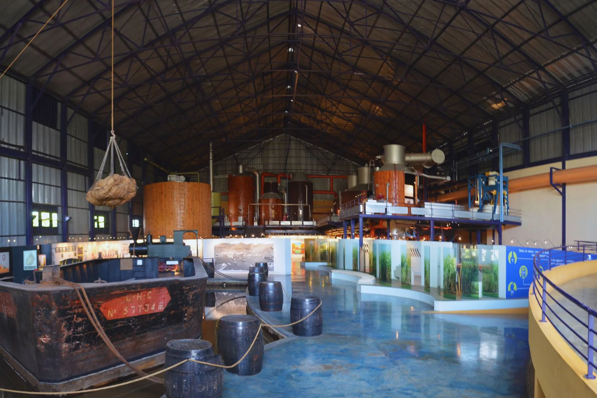 L'Aventure du Sucre museum interior, Pamplemousses District, Mauritius