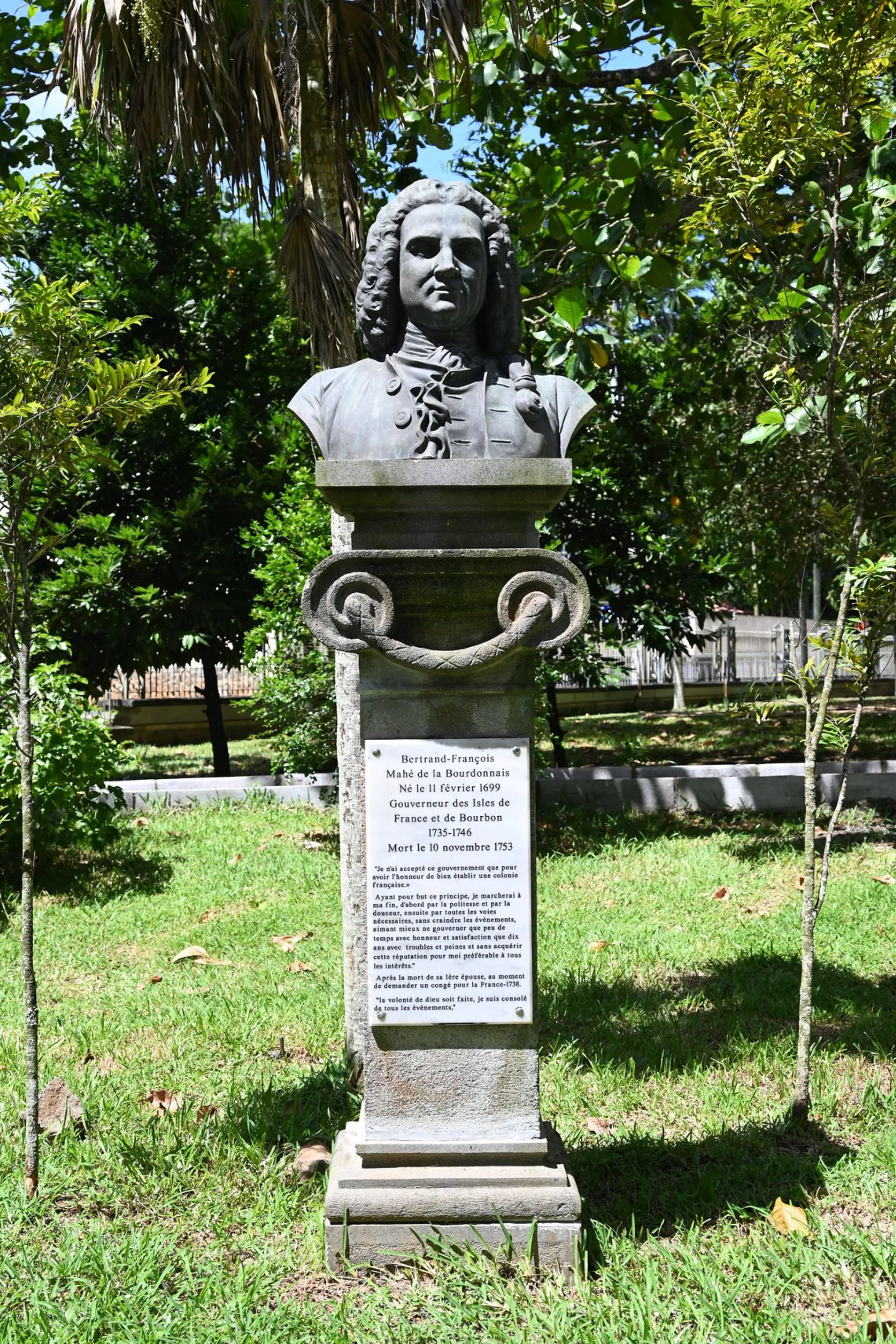 St Francis of Assisi Church Statue, Pamplemousses District, Mauritius