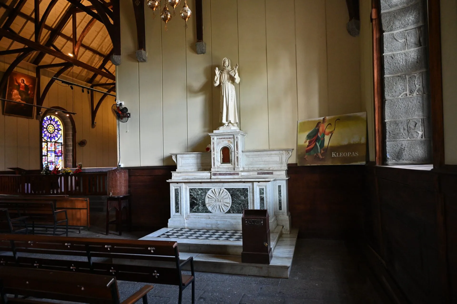 St Francis of Assisi Church Windows, Pamplemousses District, Mauritius