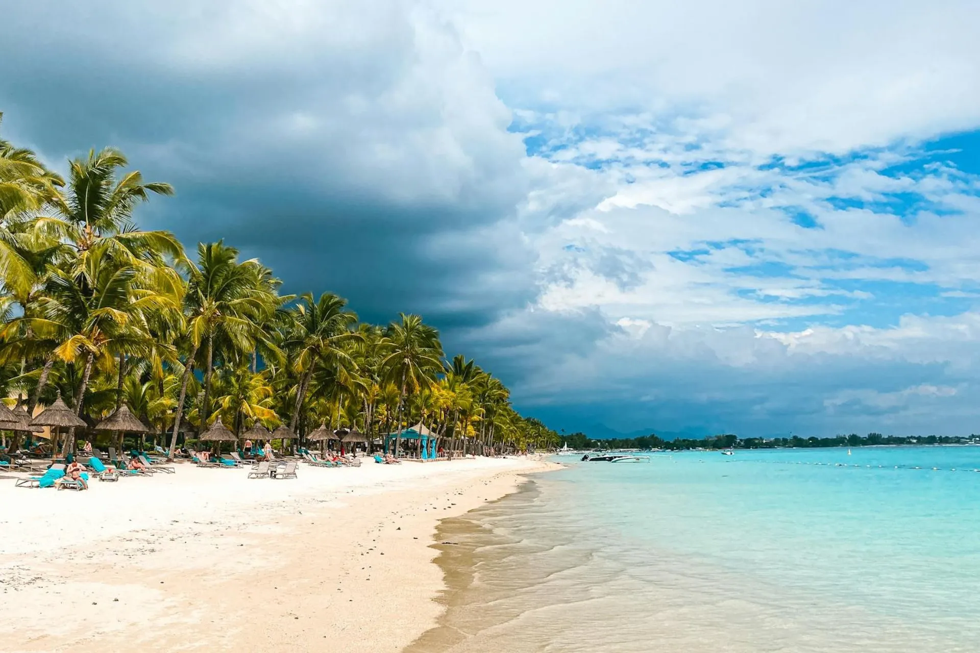 Sandy Beach of Trou-aux-Biches, Pamplemousses District, Mauritius