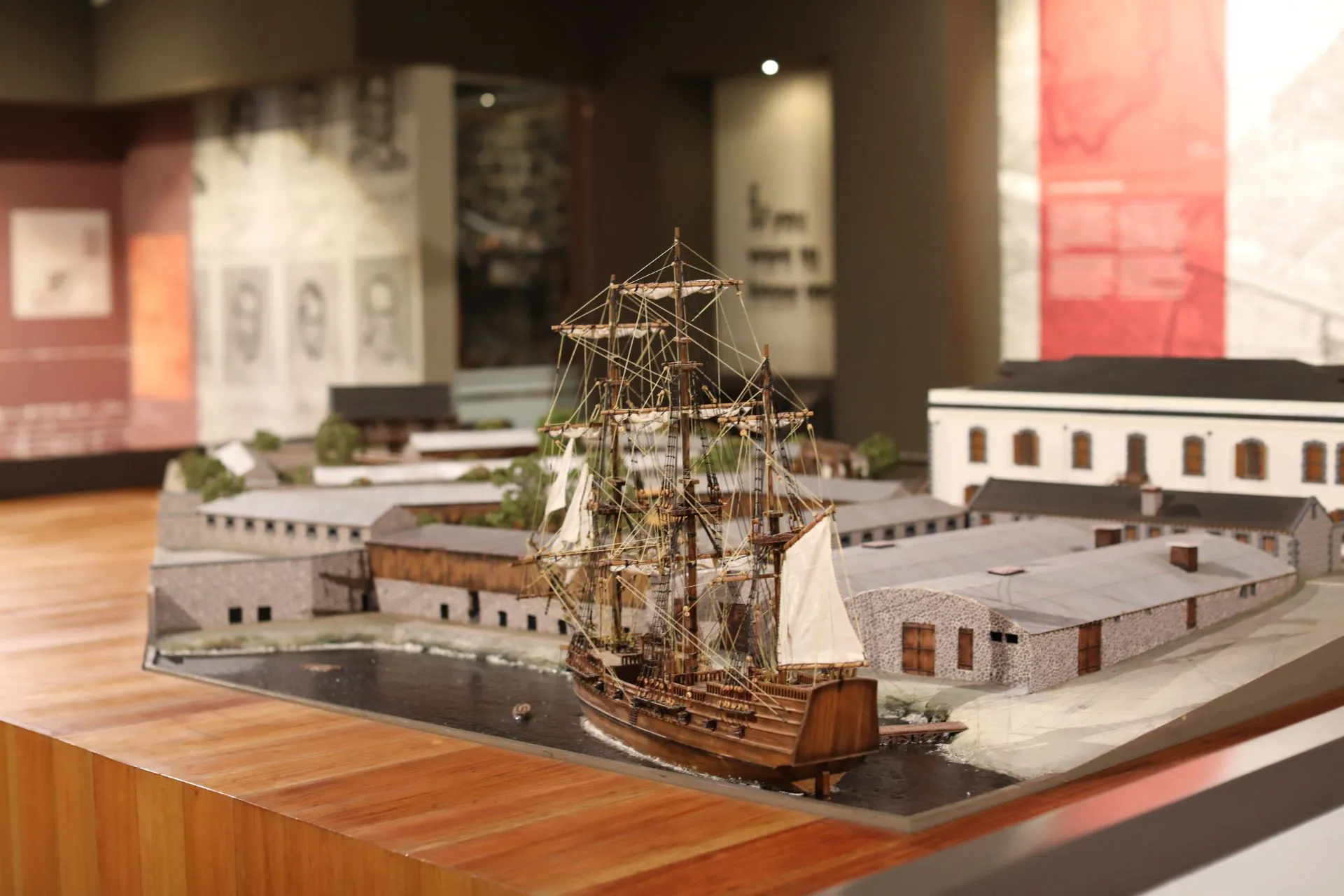 Aapravasi Ghat miniature boat Port Louis, Mauritius