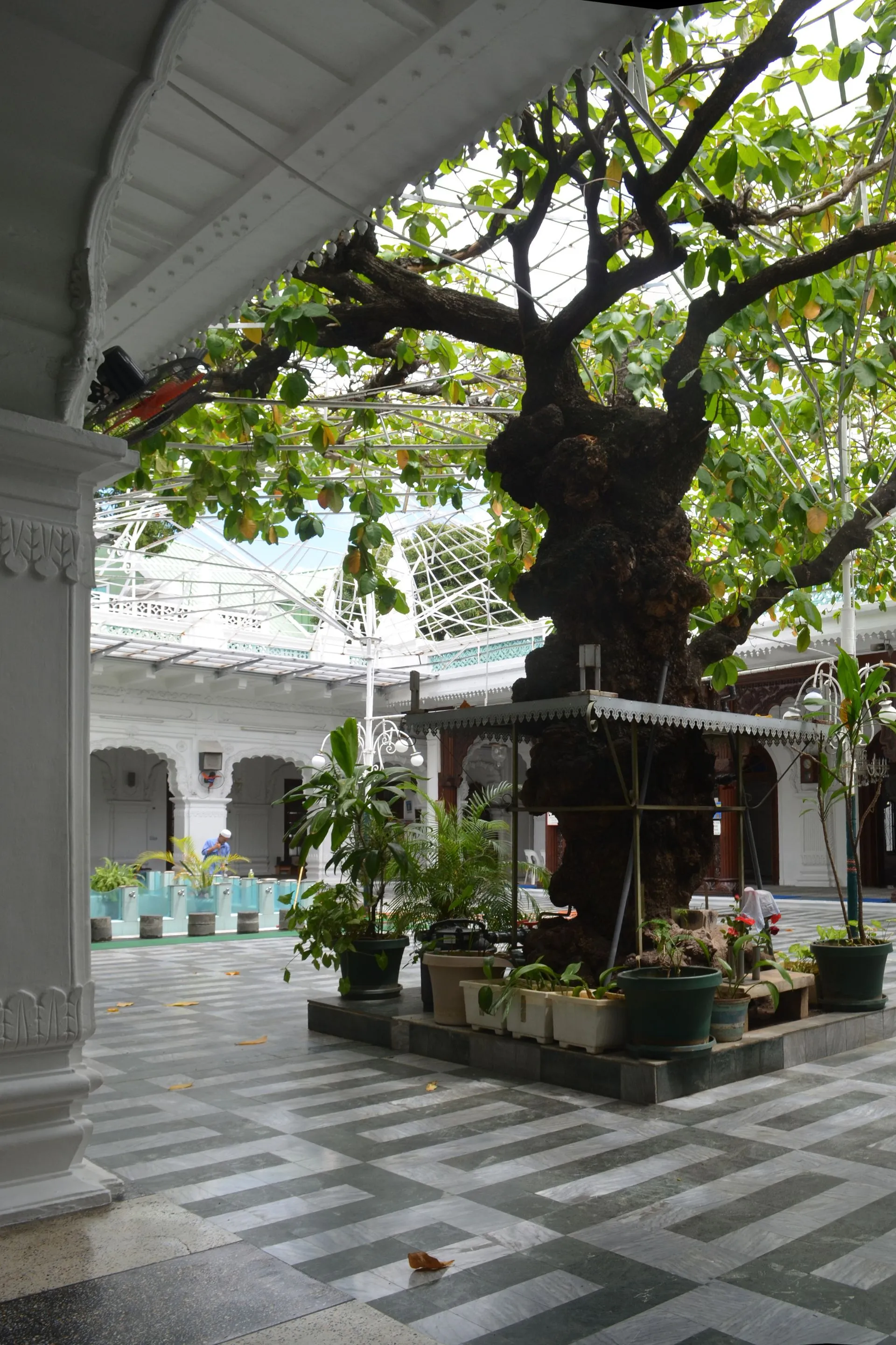 Jummah Mosque interior Port Louis, Mauritius