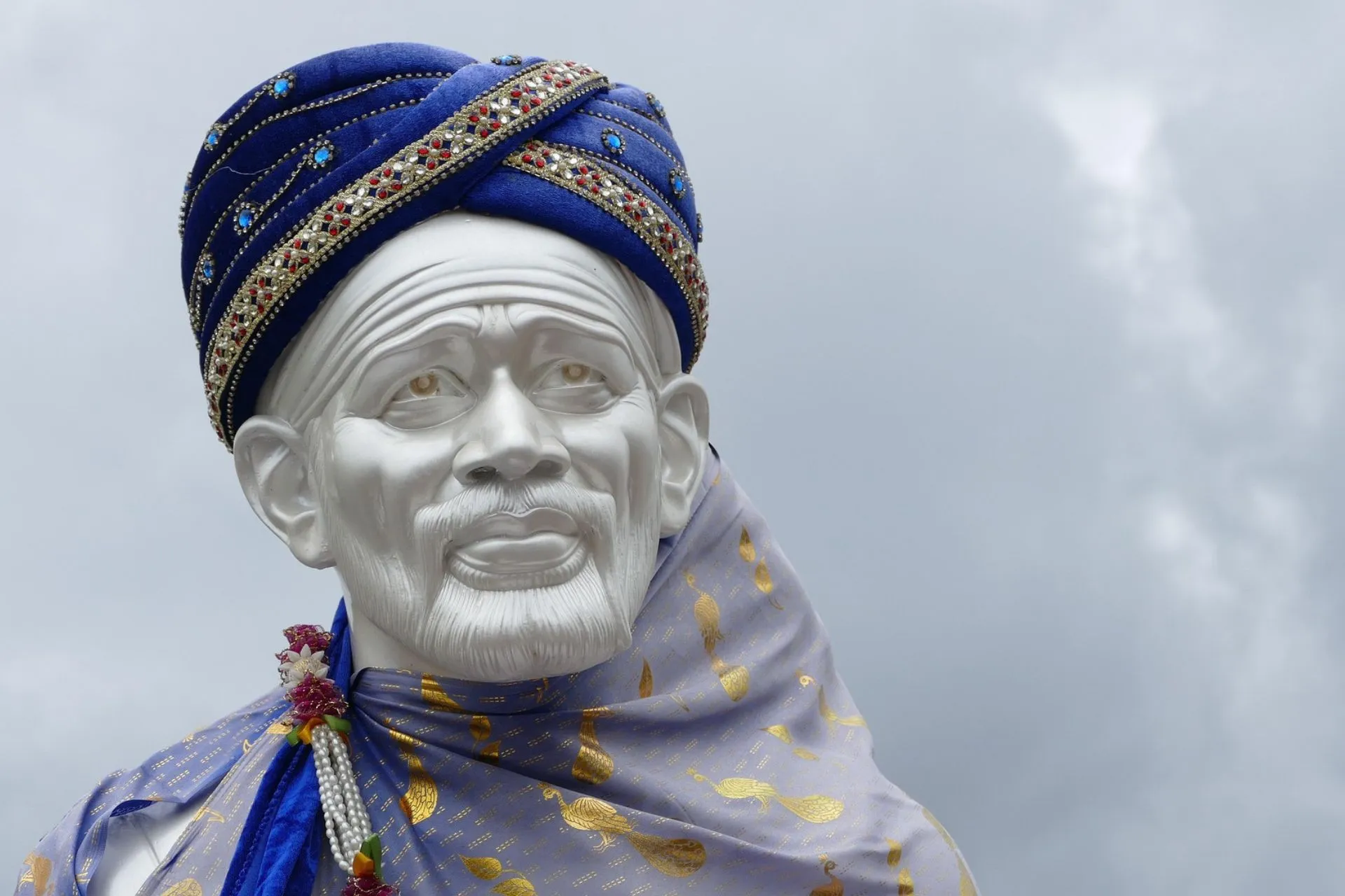 Statue at Grand Bassin (Ganga Talao), Savanne District, Mauritius