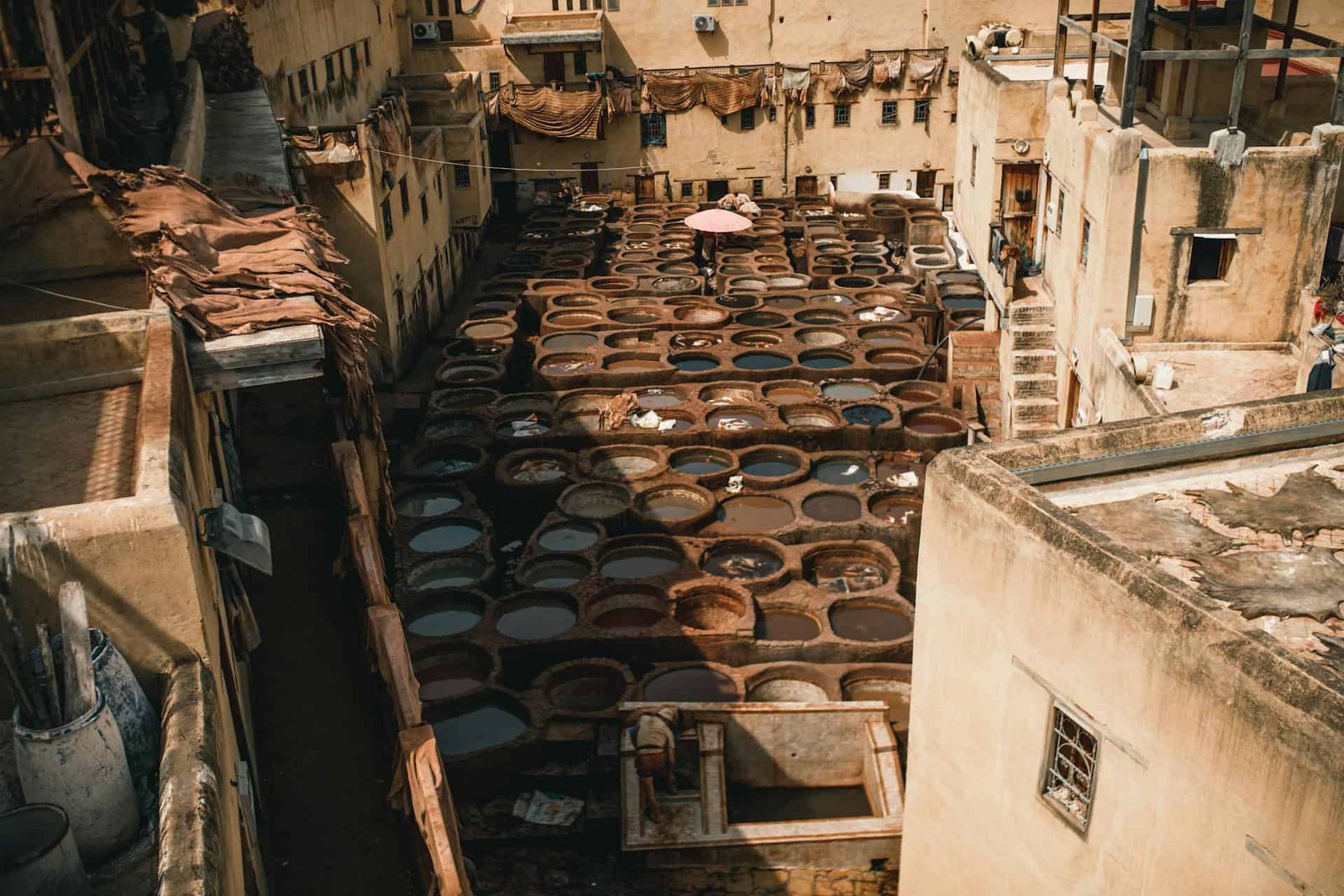 Chouara Tannery in Fes, Morocco