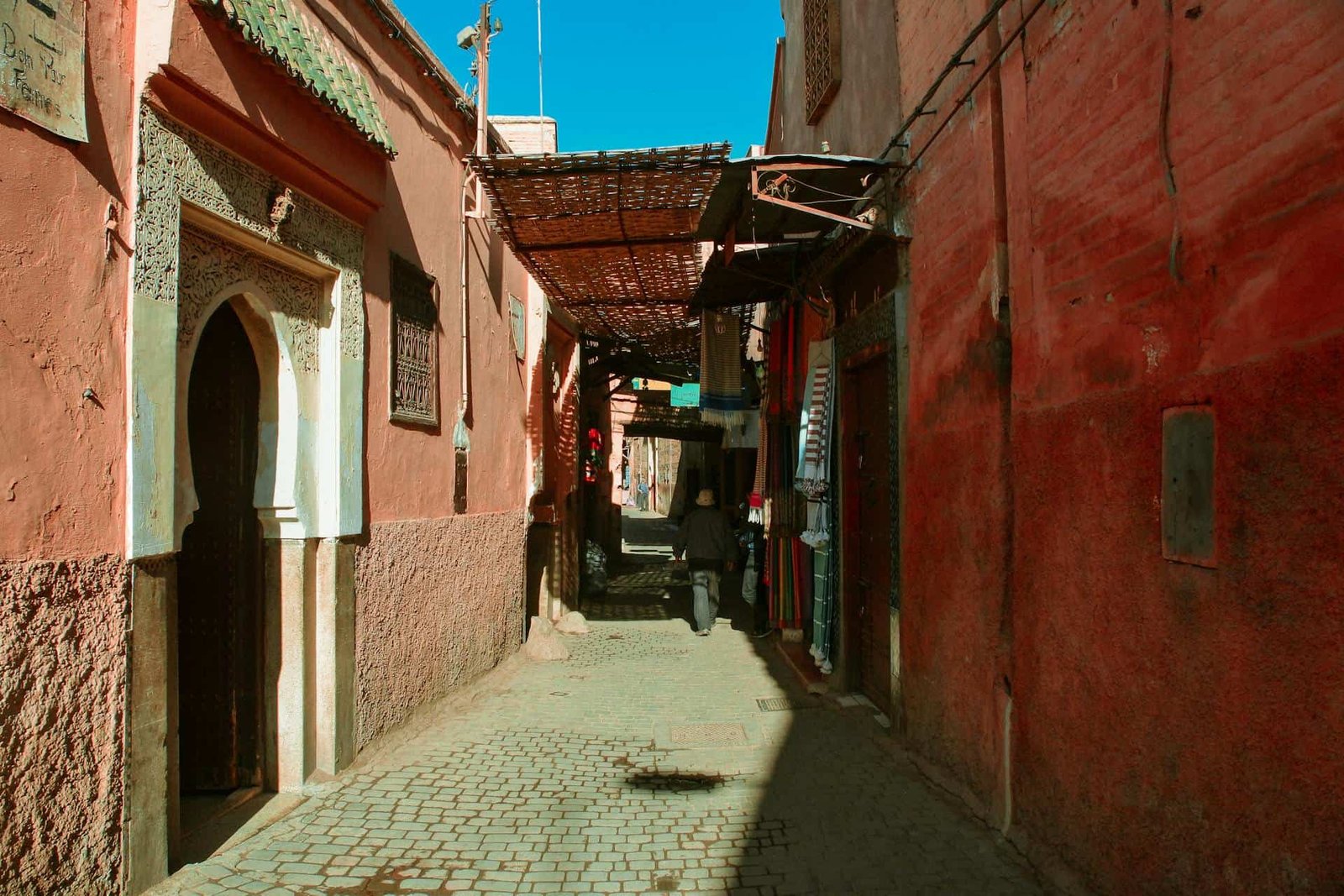 The Medina Souk in Marrakesh, Morocco