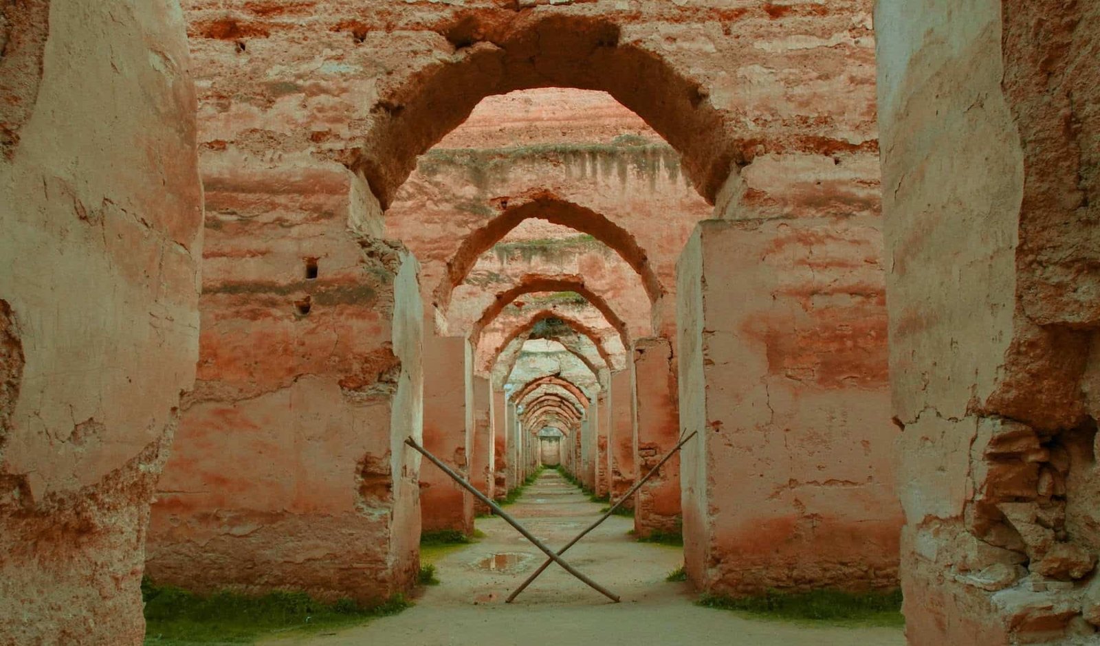 Ancient Ruins of Heri es-Souani in Meknes, Morocco