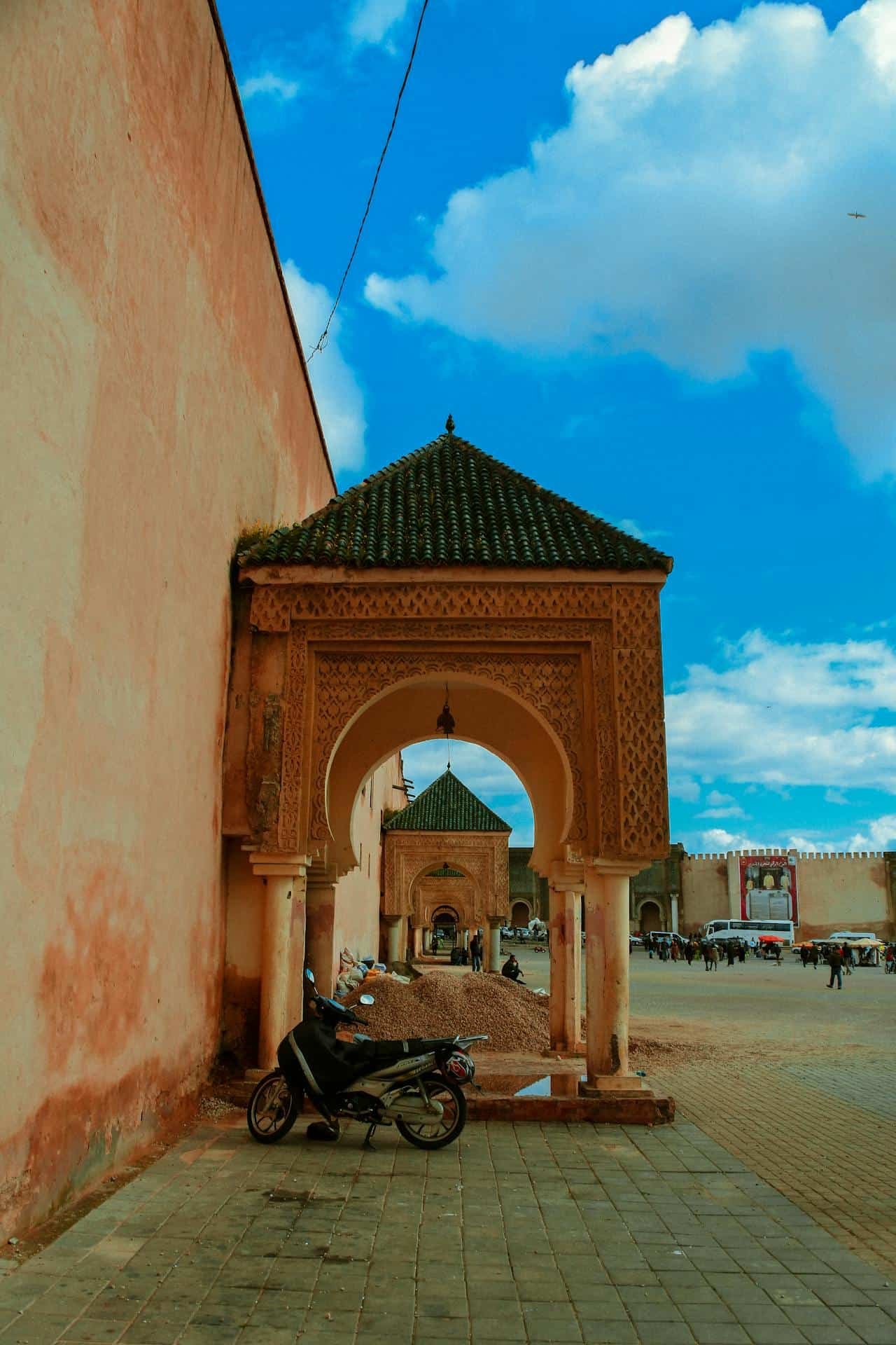 El Hadim Square in Meknes, Morocco