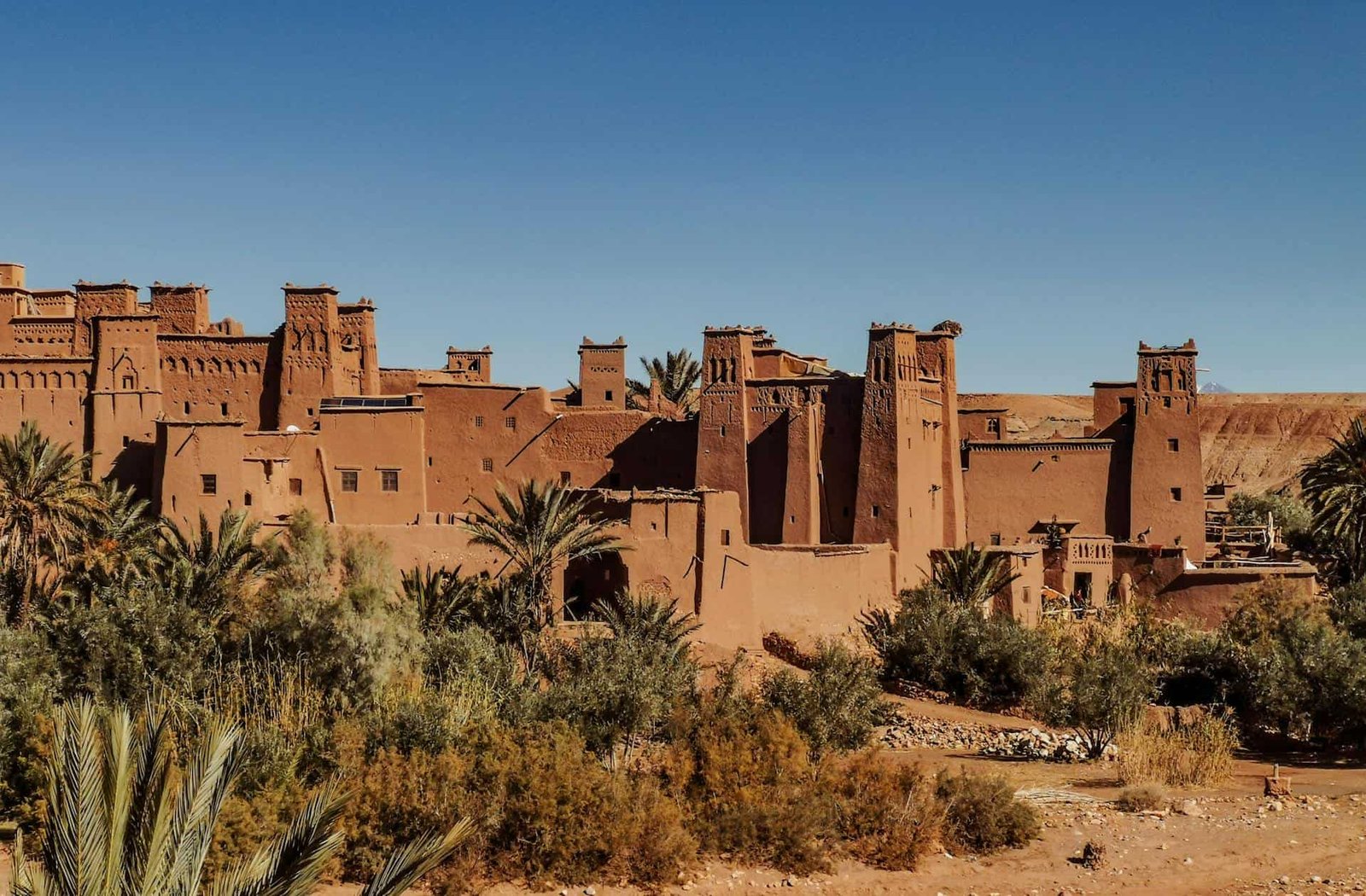 The UNESCO World Heritaeg site Village of Aït Benhaddou in Ouarzazate, Morocco