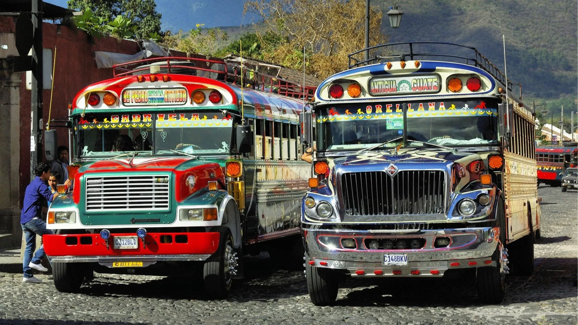 Chicken Bus in Guatemala