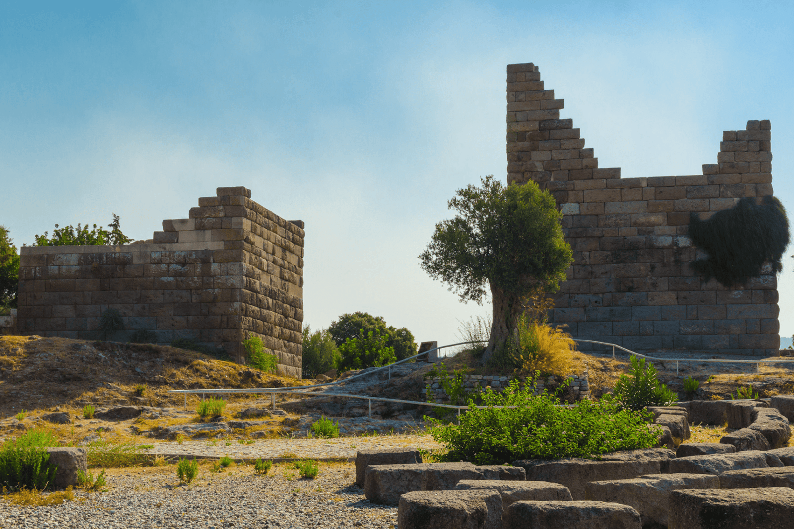 The remnant of the Myndos Gate in Bodrum, Türkiye