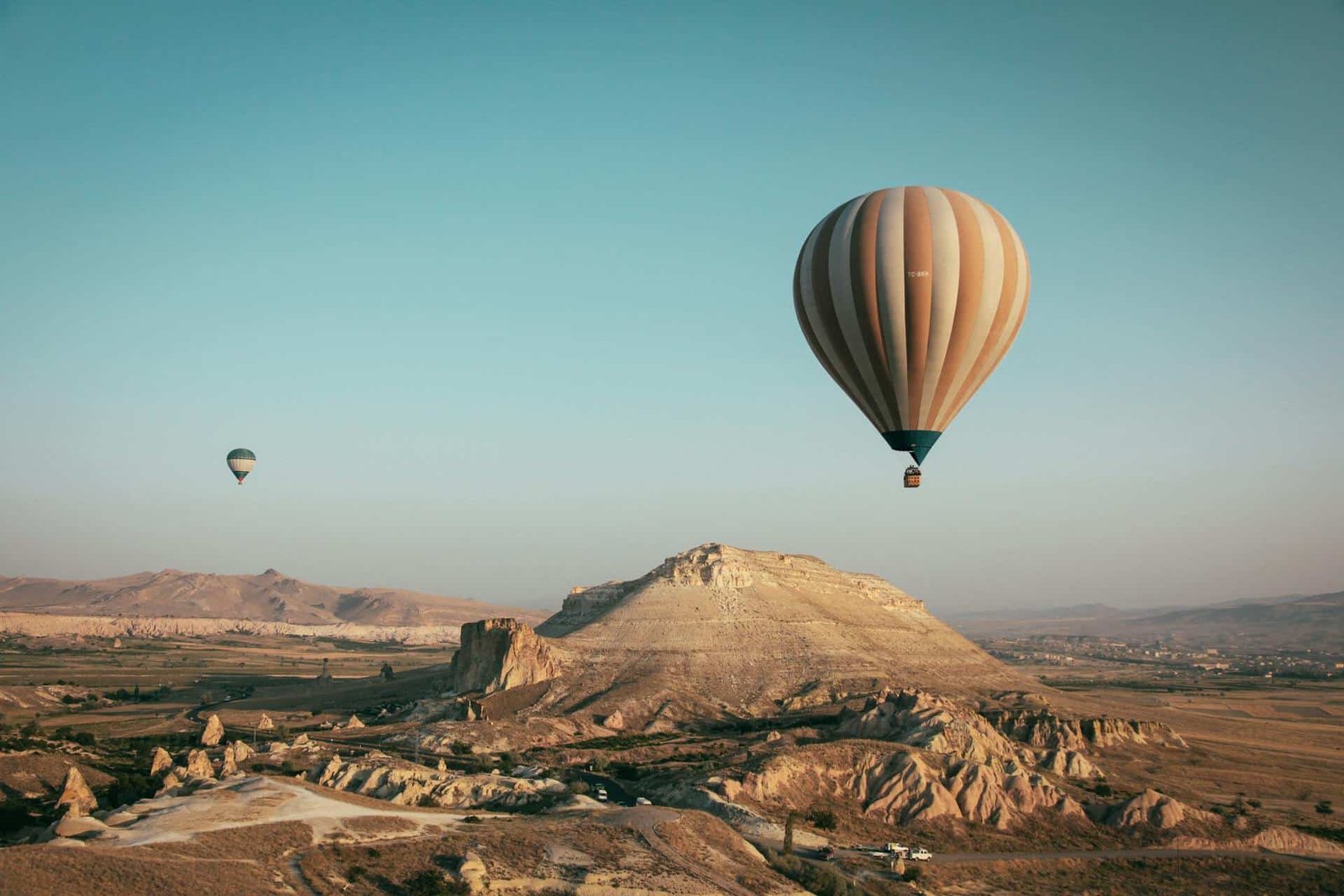 Hot Air Ballon in the sky of Cappadocia, Goreme Türkiye