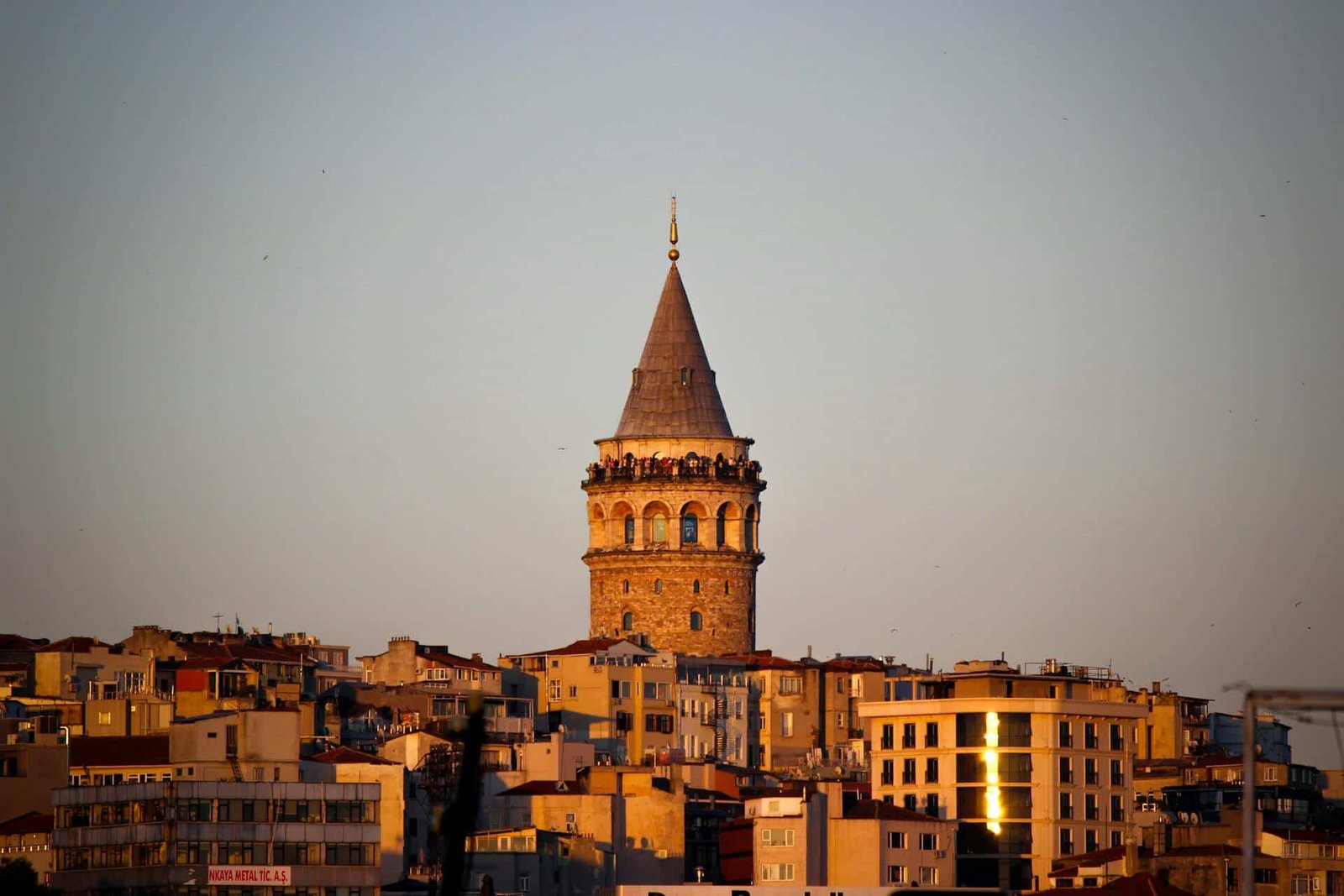 The Galata Tower in Istanbul, Türkiye