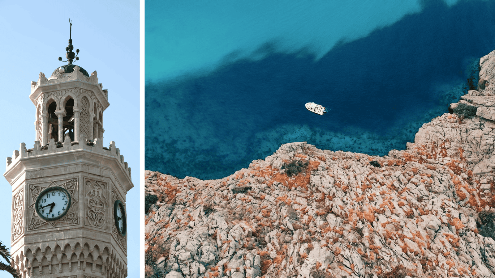 Izmir Clock Tower and Alaçatı, Türkiye