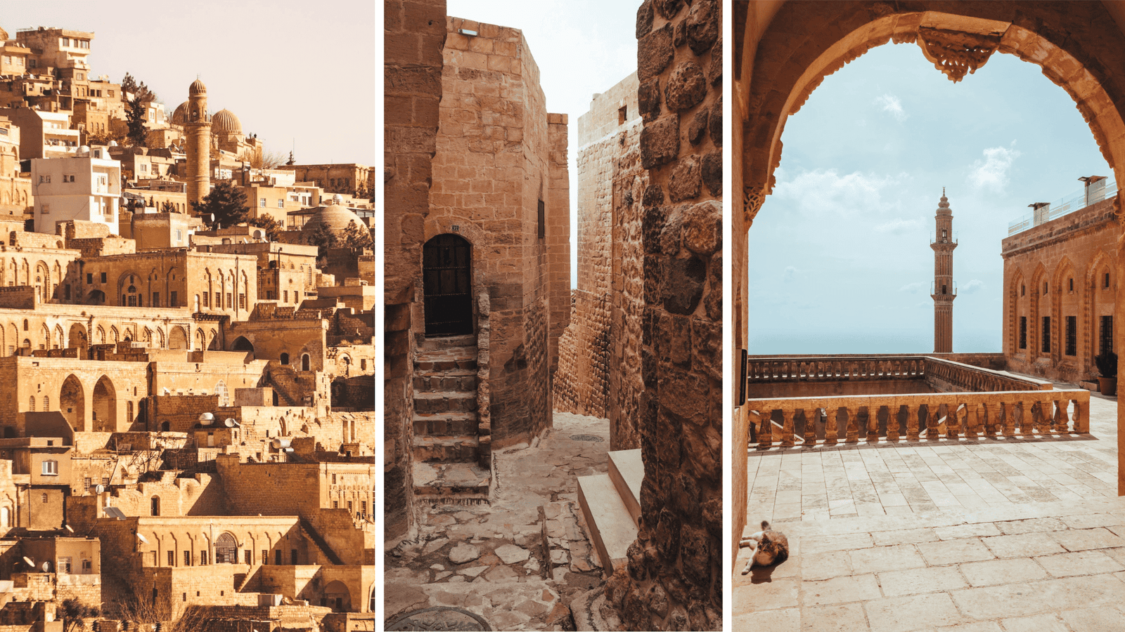 Mardin Old Town with Mosque, Türkiye