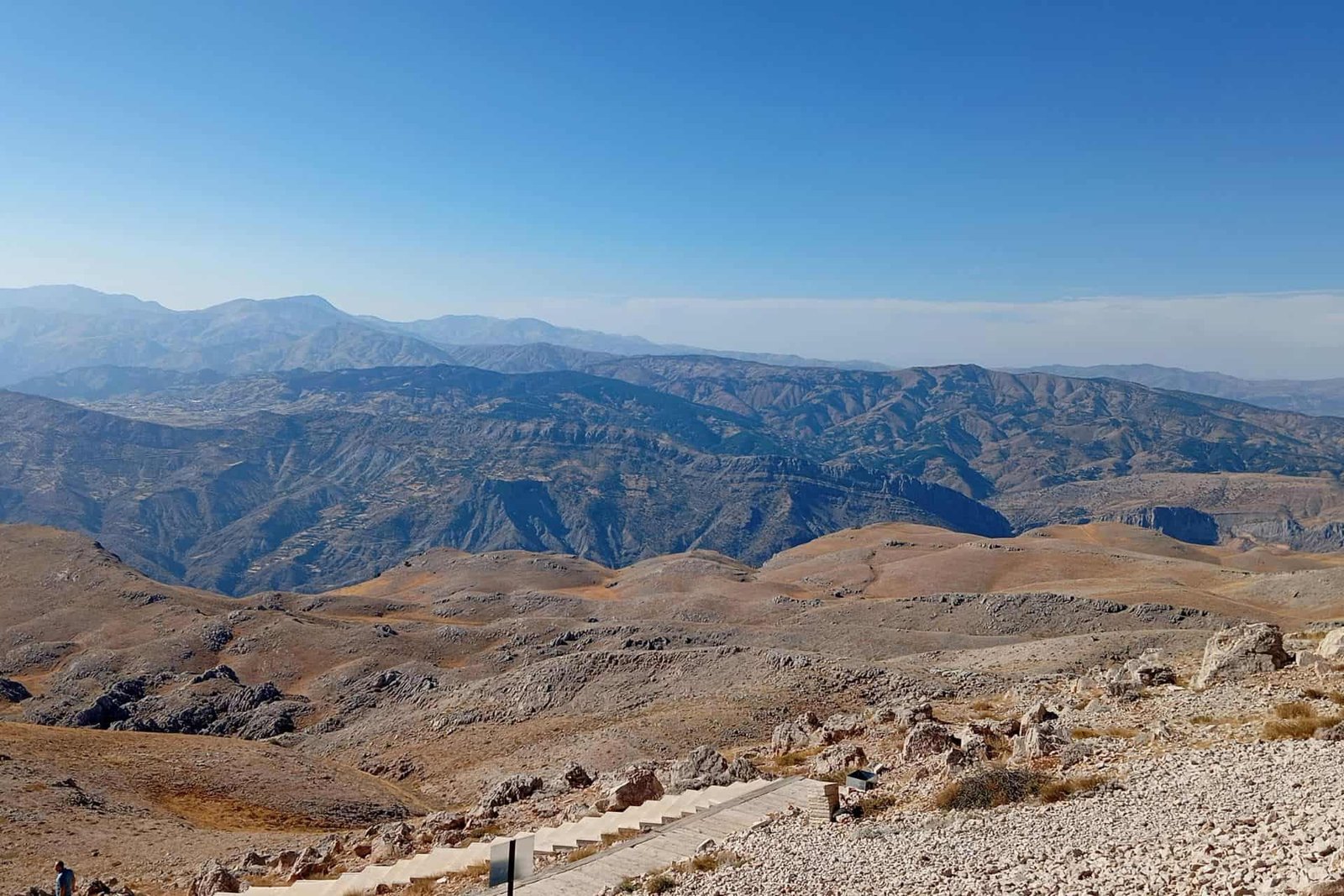 View of the Valley from the Nemrut Mountain, Türkiye