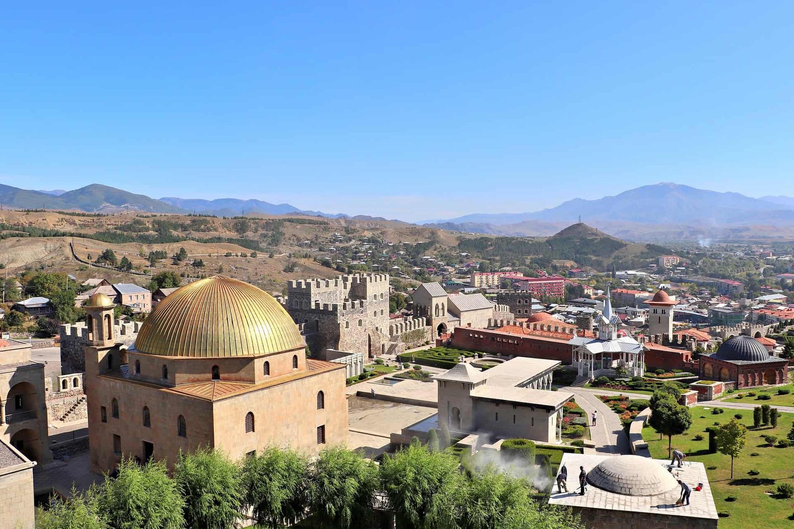 A View on the Mosque in Akhaltsikhe Fortress, Georgia