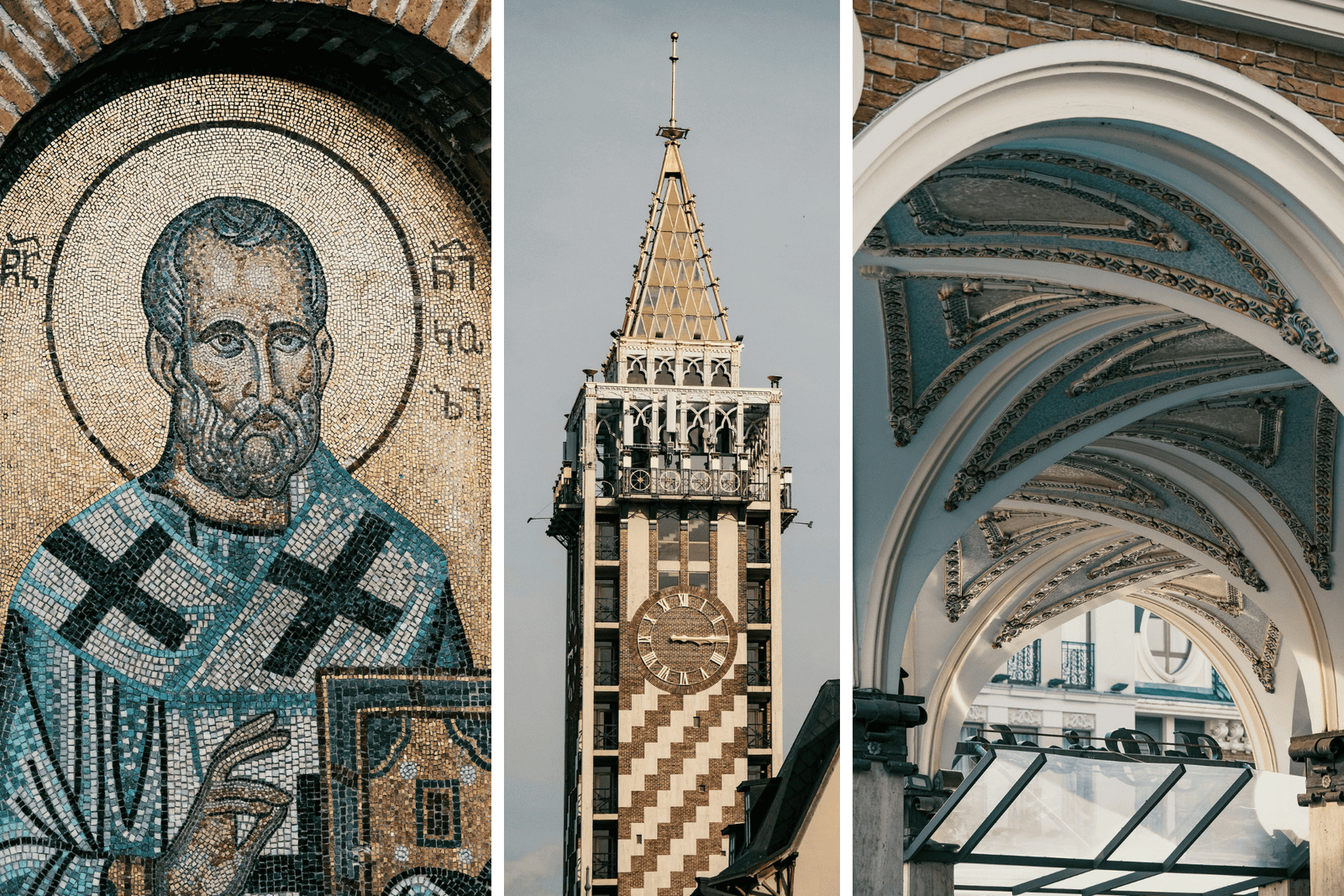 Different Views of the Old Piazza of Batumi, Georgia