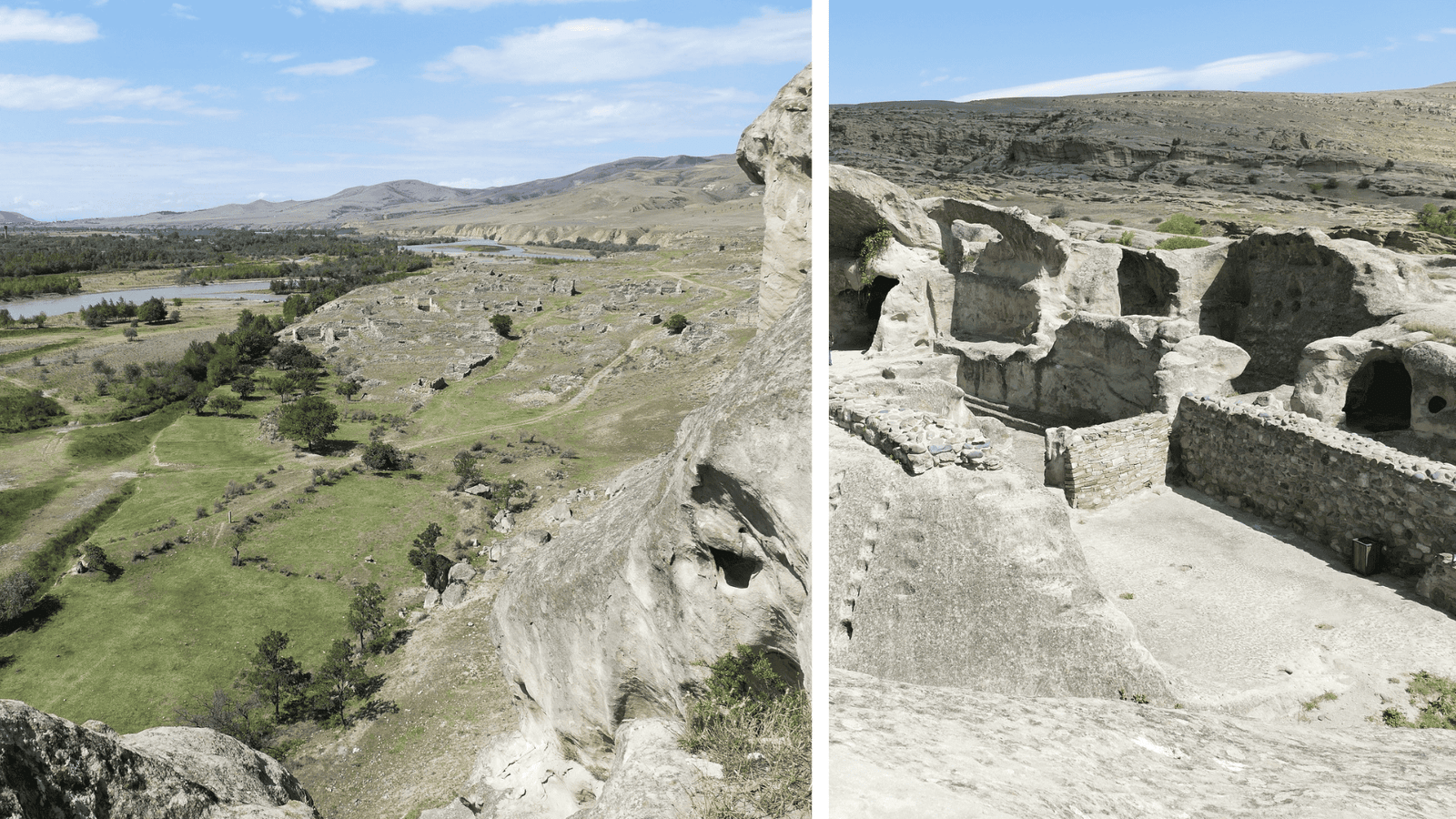 Historical Caves & Rock city of Uplistsikhe in Gori, Georgia