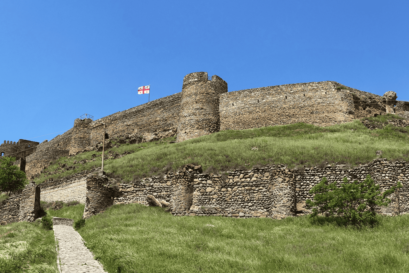 Historical Fortress Mount in Gori, Georgia