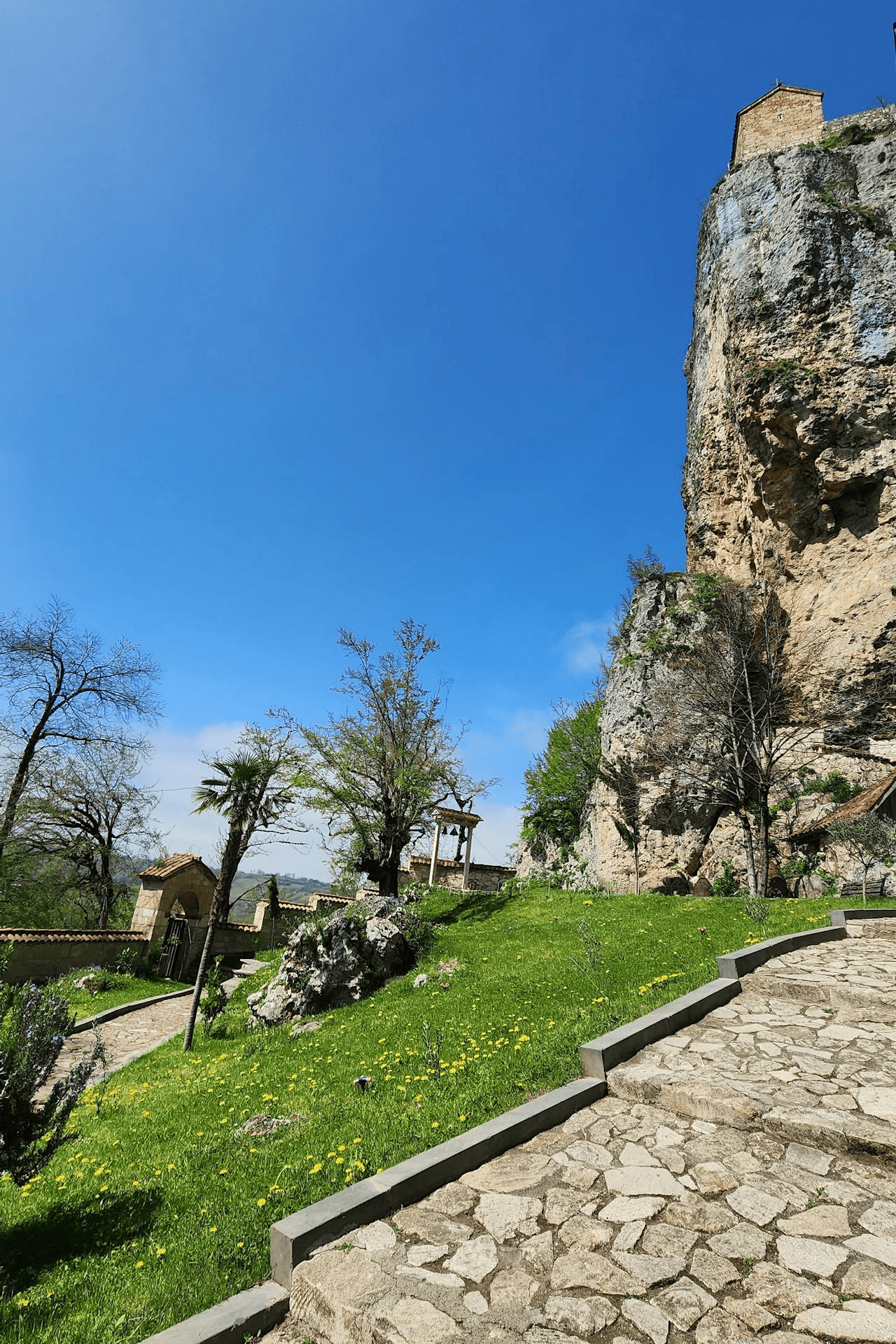 A view on the Katskhi Pillar near Kutaisi, Georgia