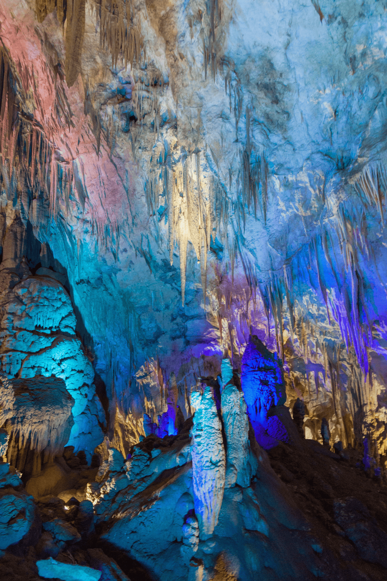The Colorful Prometheus Cave in Kutaisi, Georgia