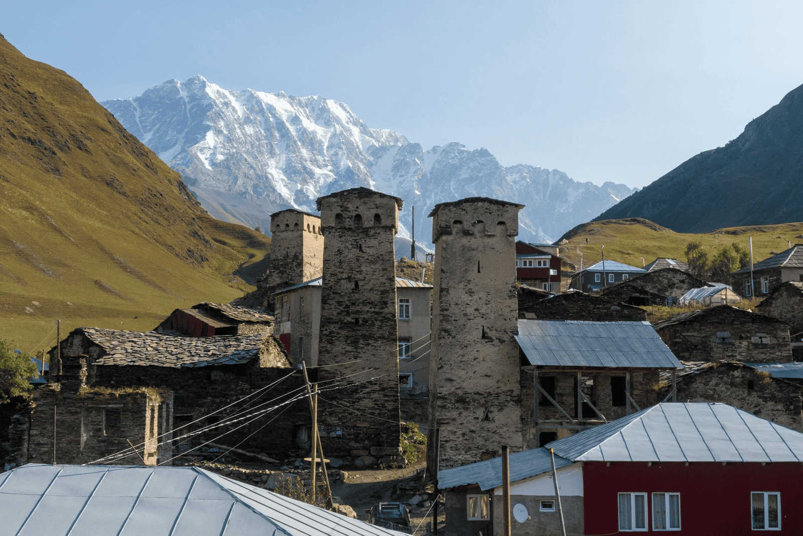 World UNESCO Heritage of Ushguli, Georgia