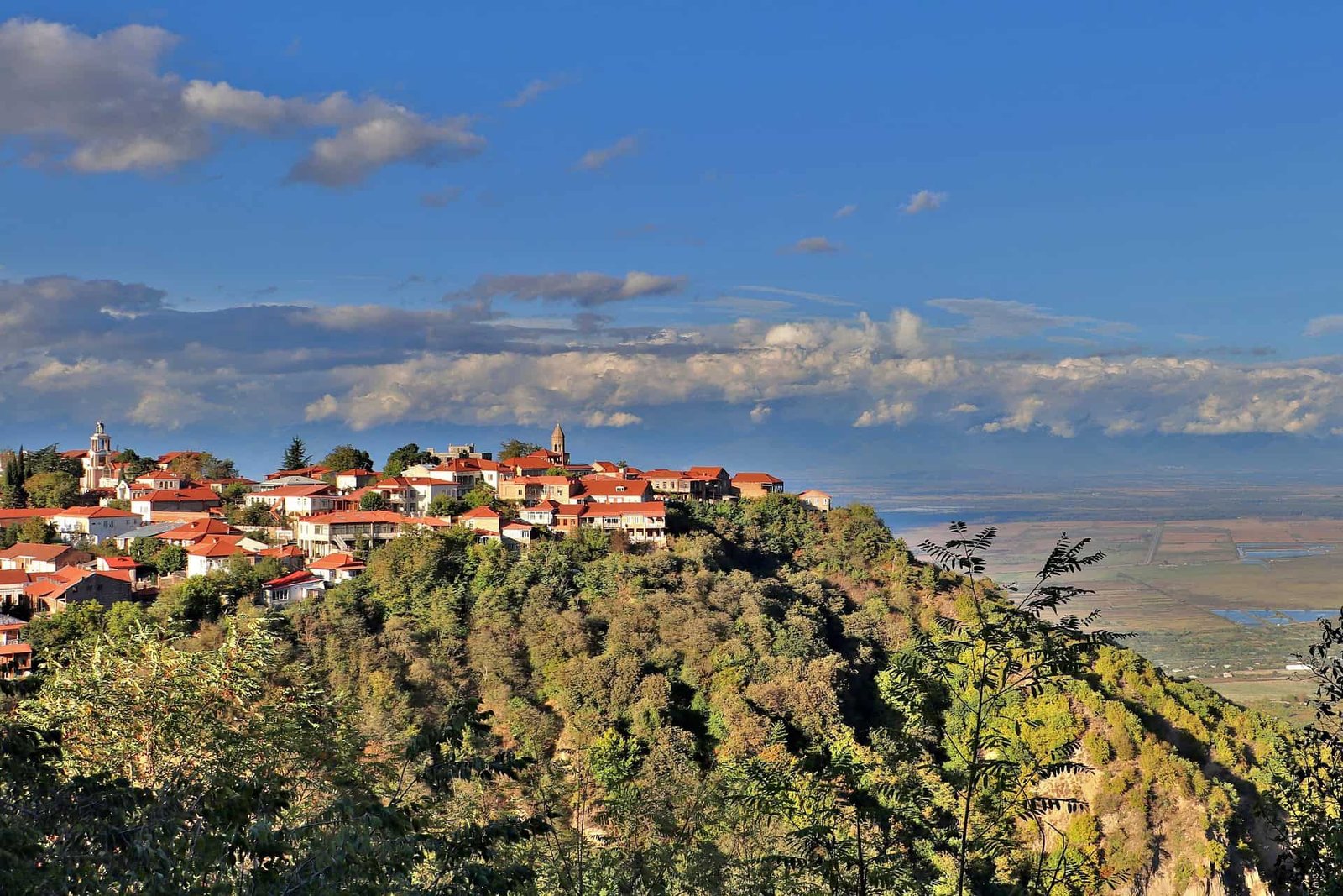 Signagi City Lanscape and the Sky, Georgia