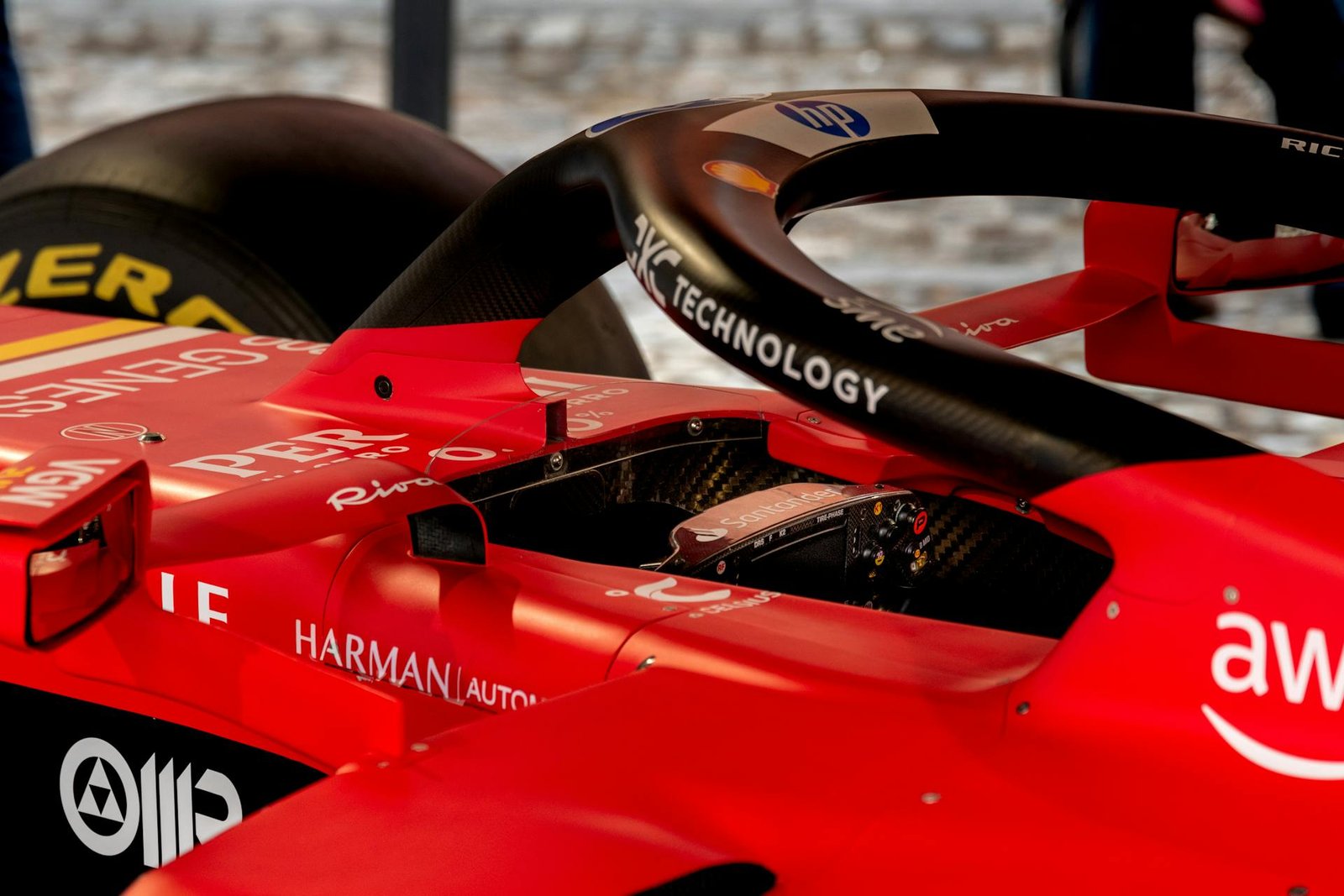Ferrari F1 Seat View during the Grand Prix