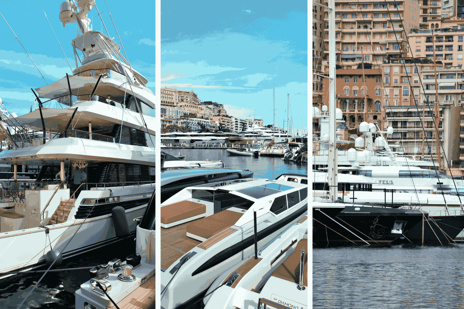 Monaco Yacht Show at Port Hercules, Monaco