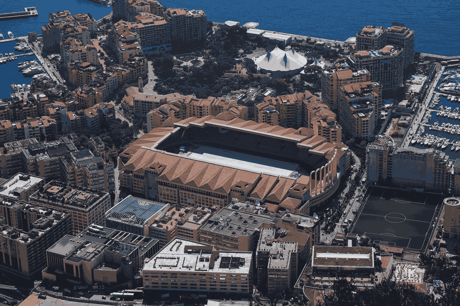Stade Louis II, in Monaco