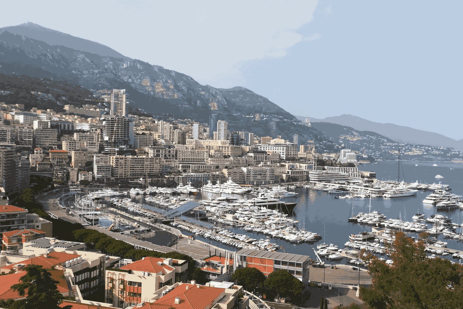 View of the bay, Monaco