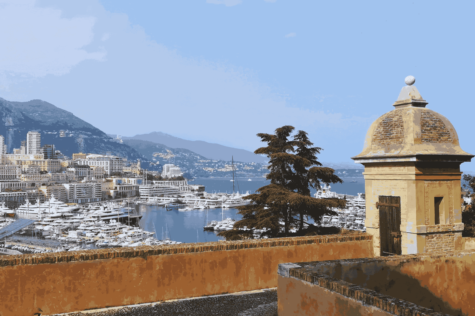 View on the Port Hercule, Monaco