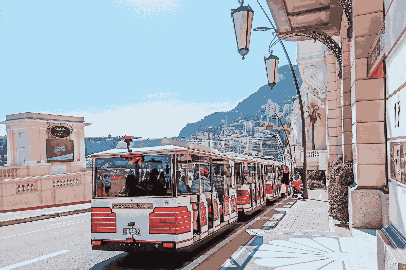 Monaco Bus in Monte-Carlo