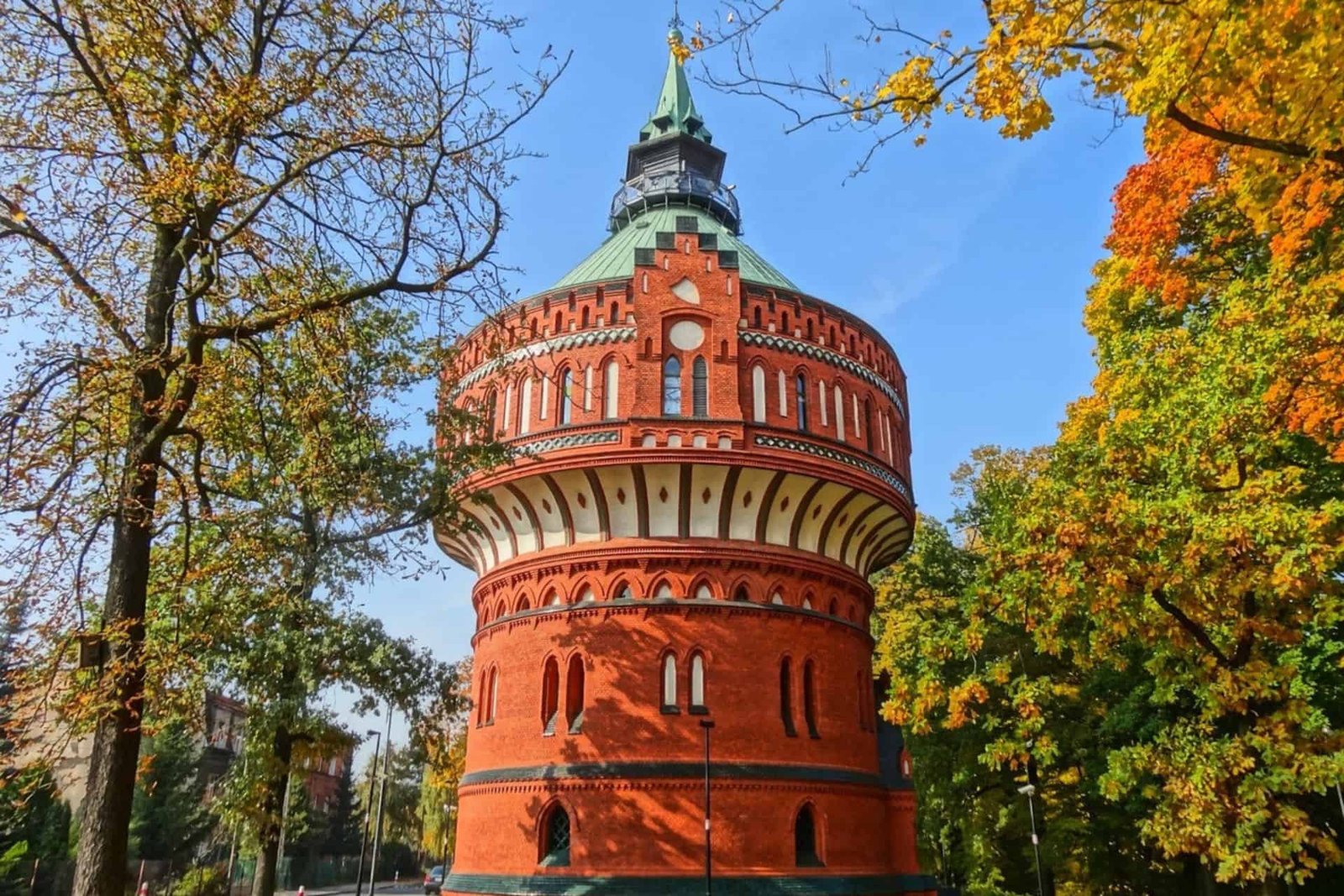 A view on the Water Tower in Bydgoszcz, Poland