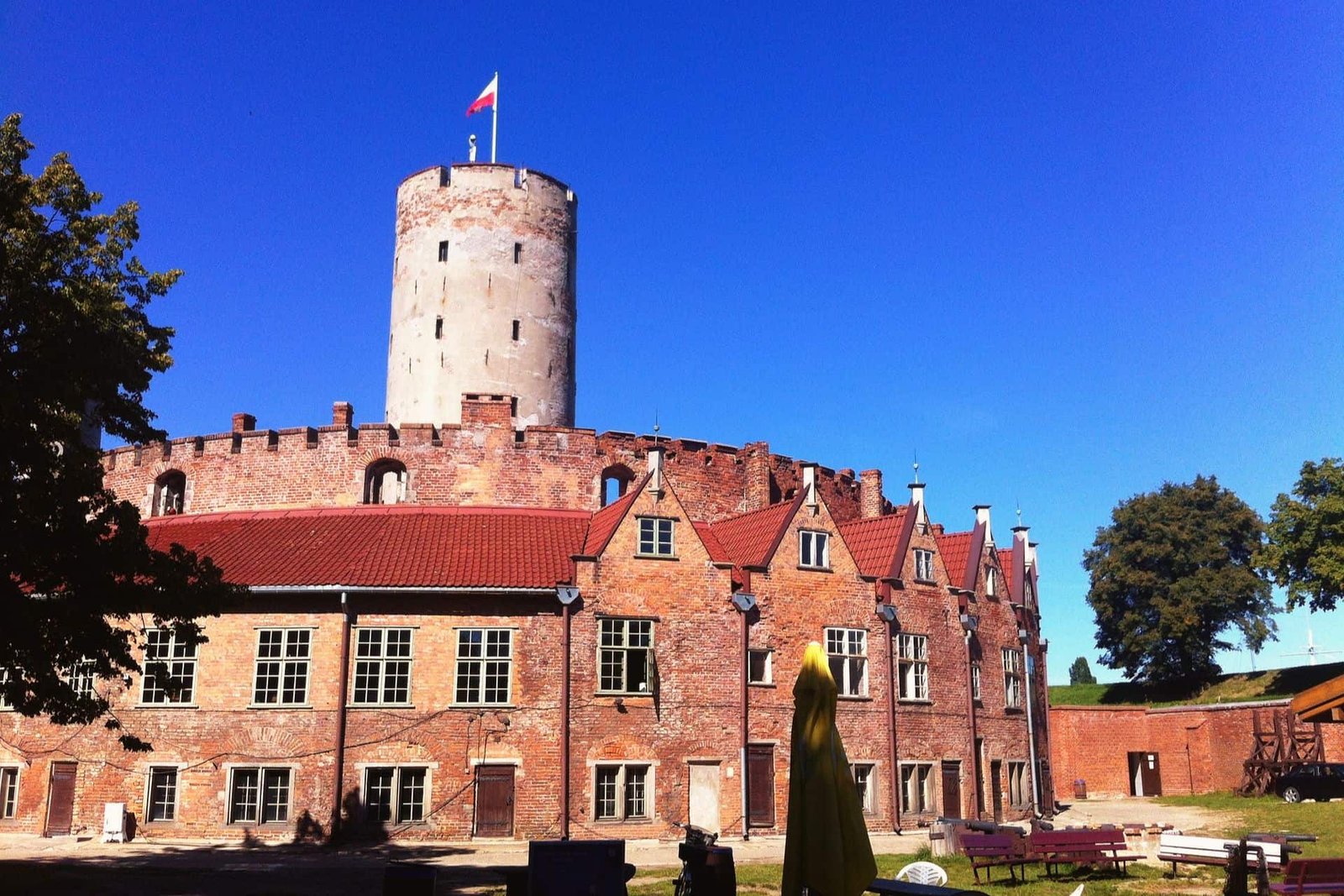 A View on the Wisłoujście Fortress & Museum in Gdańsk, Poland
