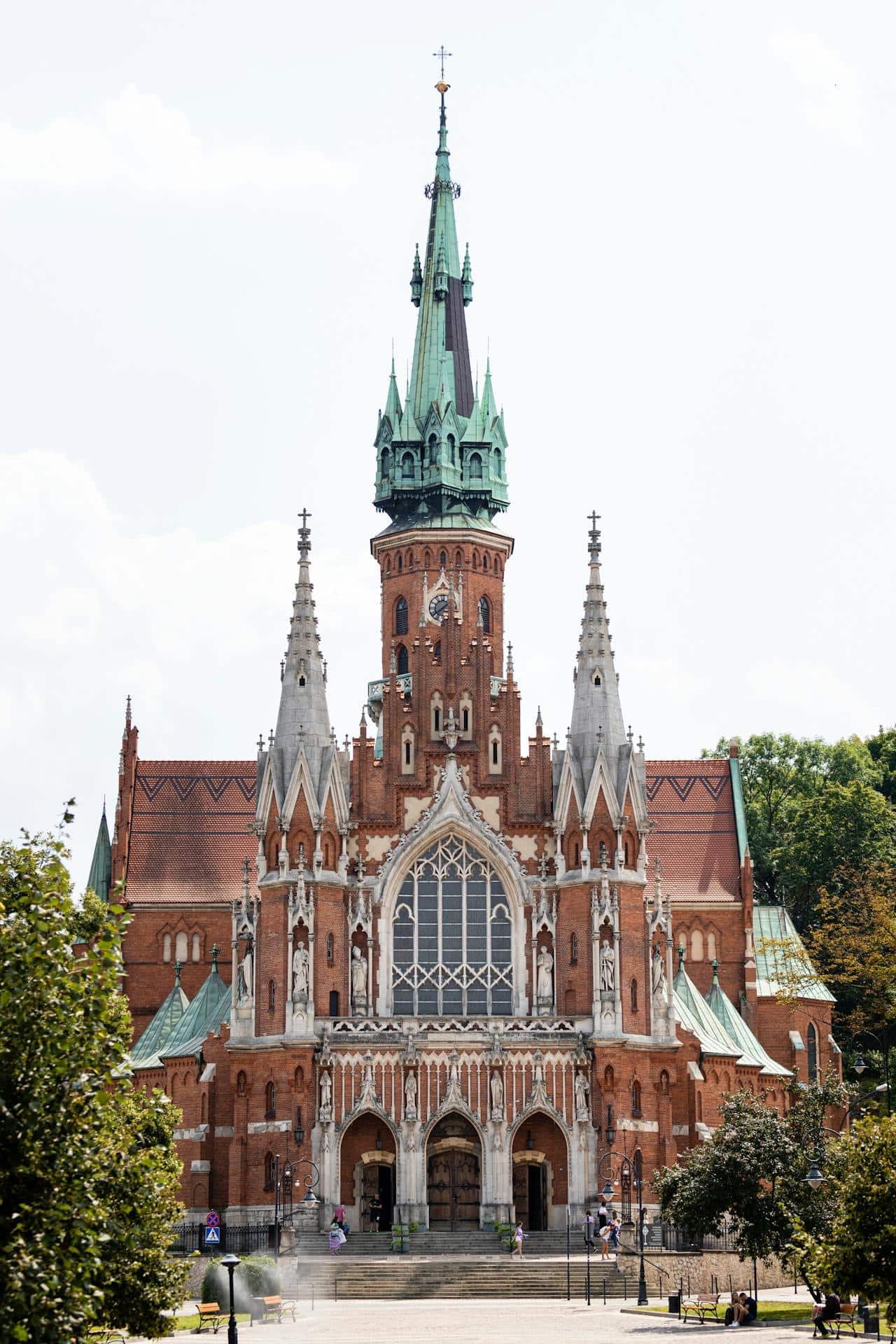 A view on St. Joseph's Church in Kraków, Poland