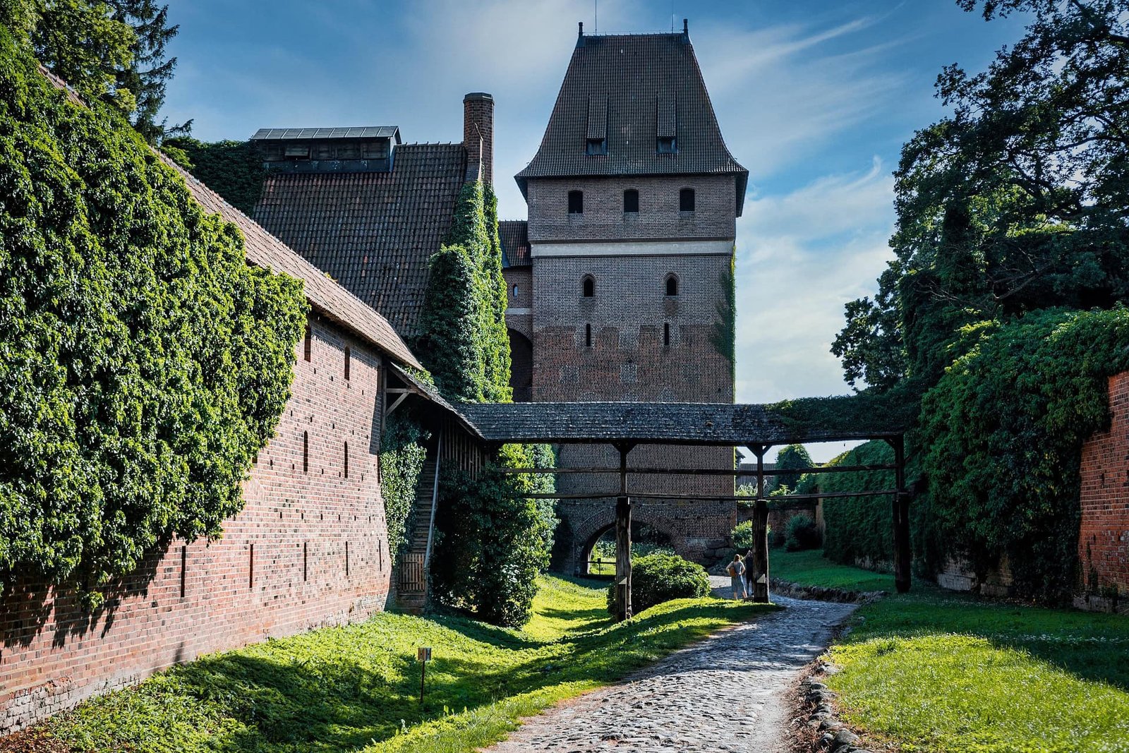 Malbork Castle Architecture of the Gardens, in Poland