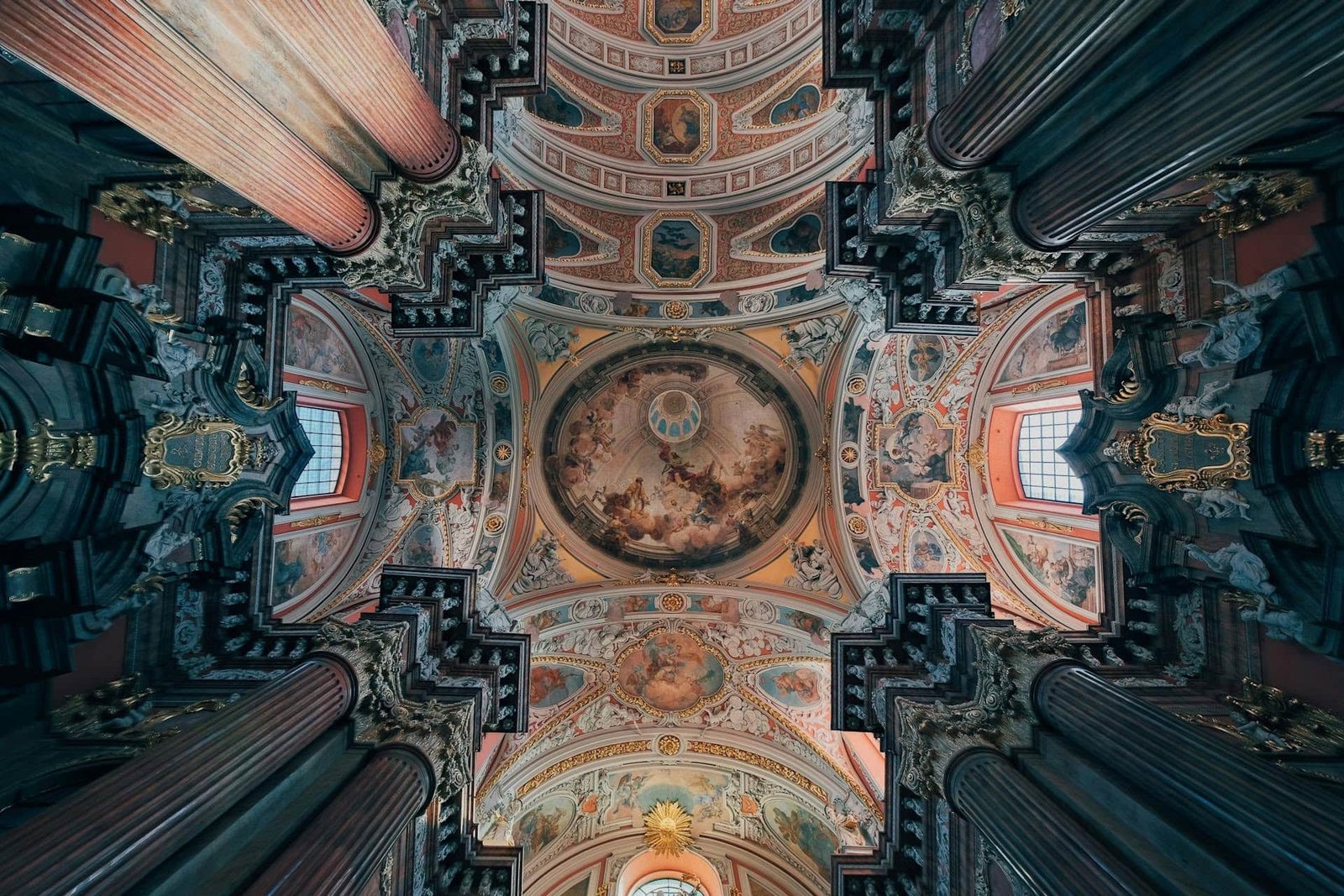 The Basilica of Our Lady of Perpetual Help, Mary Magdalene, and St. Stanislaus interior in Poznań, Poland