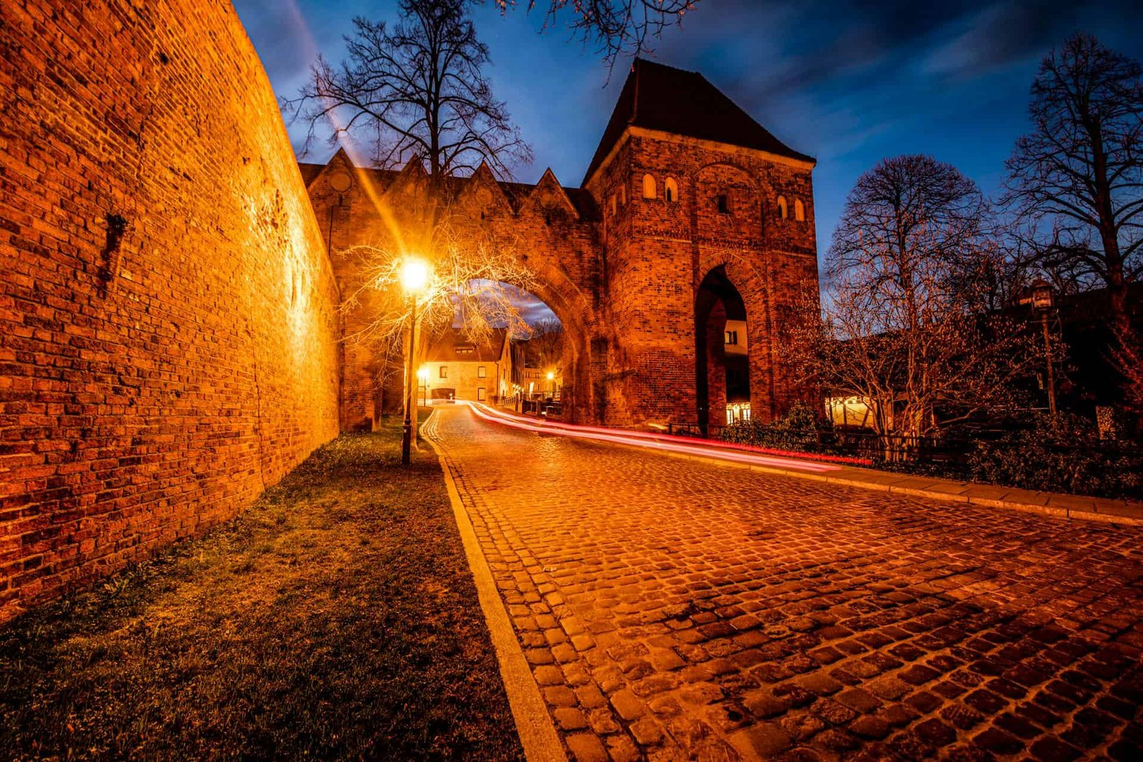 The best preserved part of the Teutonic Castle Ruins called Gdanisko in Toruń, Poland