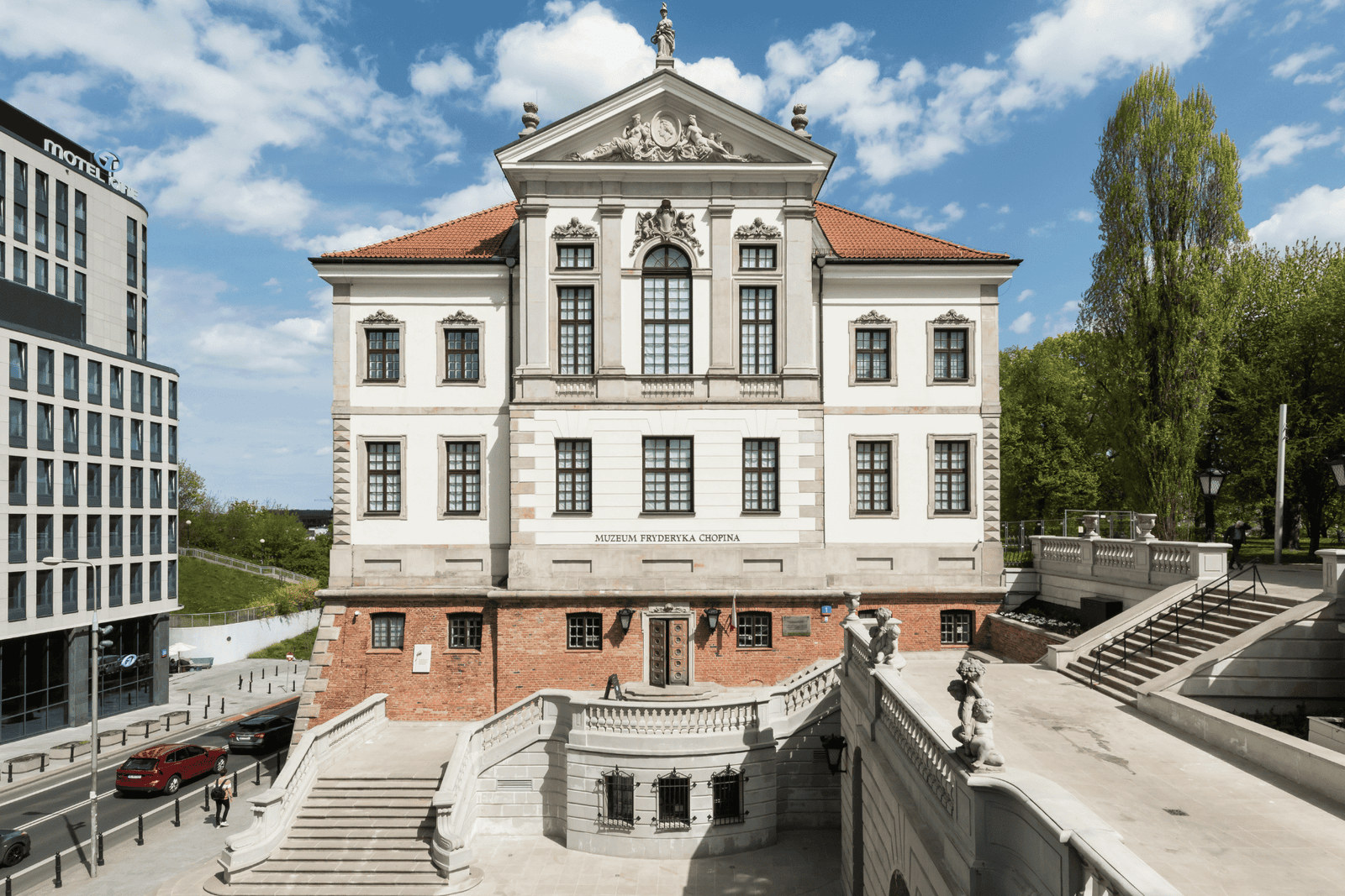 Building of the Museum of Fryderyk Chopin of Warsaw, Poland