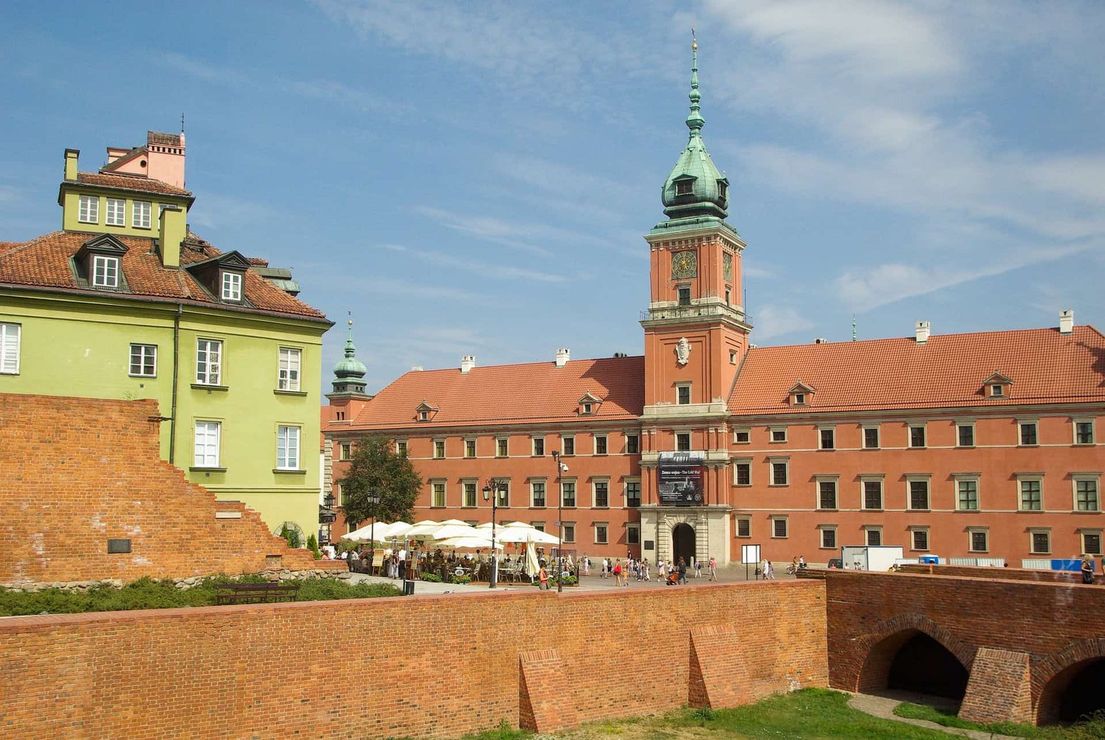 The Royal Castle and its Ramparts in Warsaw, Poland