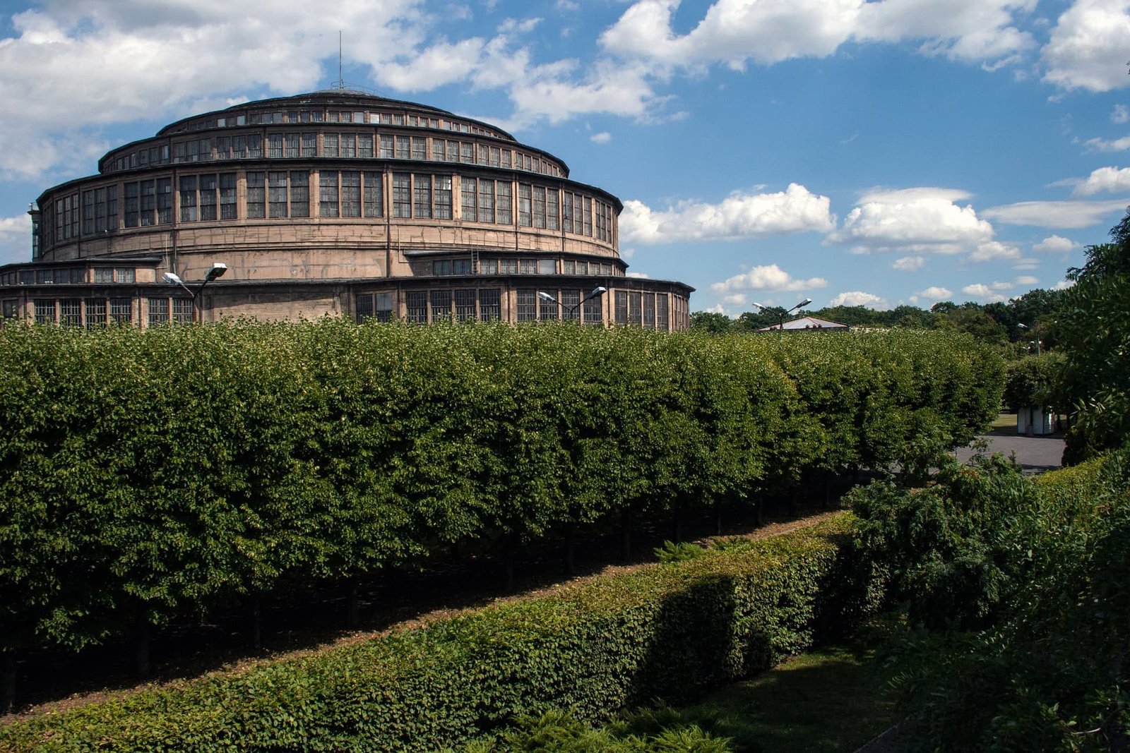 A view of the Centennial Hall of Wrocław, Poland
