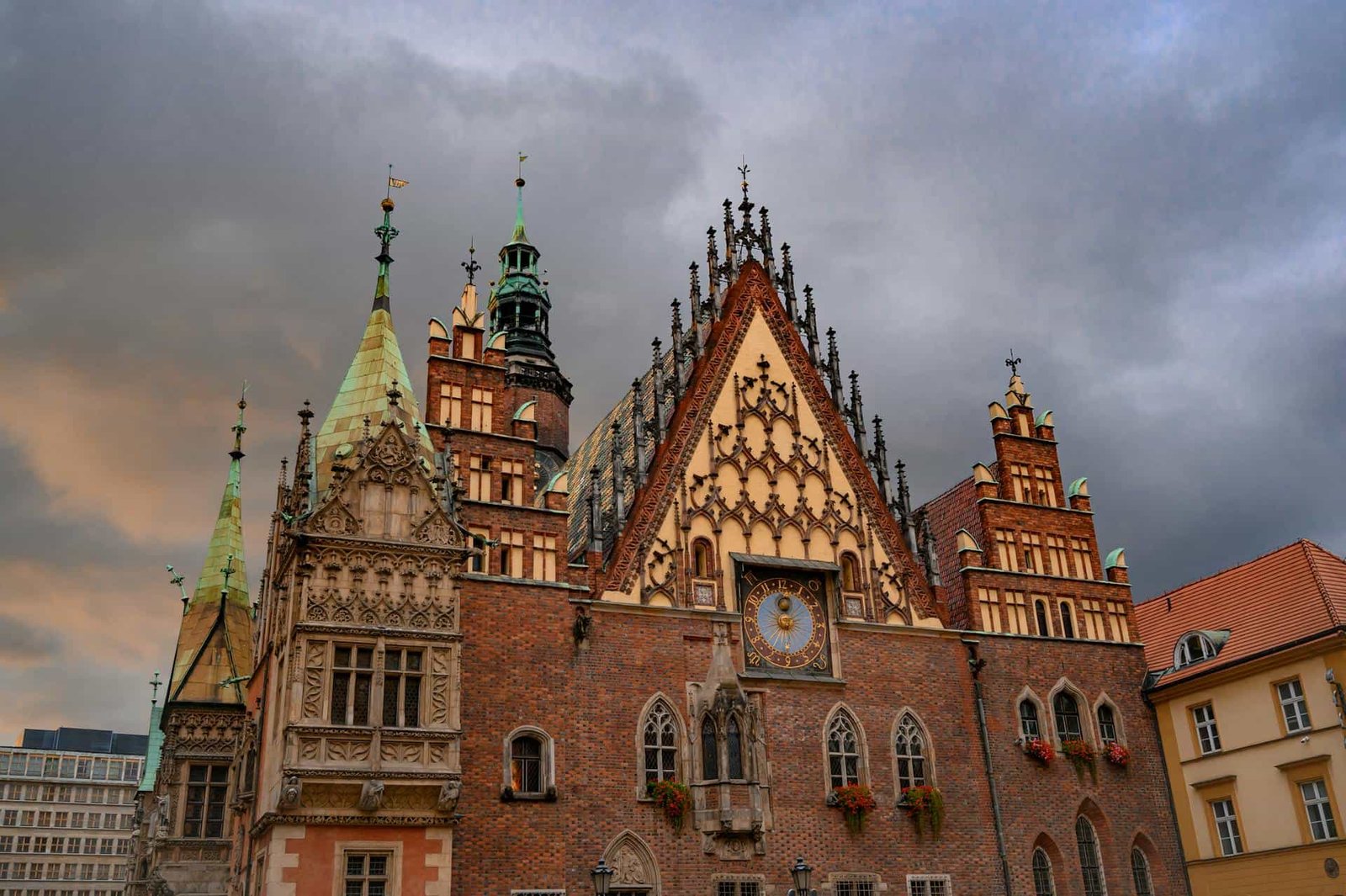 A view of the Museum of Bourgeois Art located in the Center of Wrocław, Poland